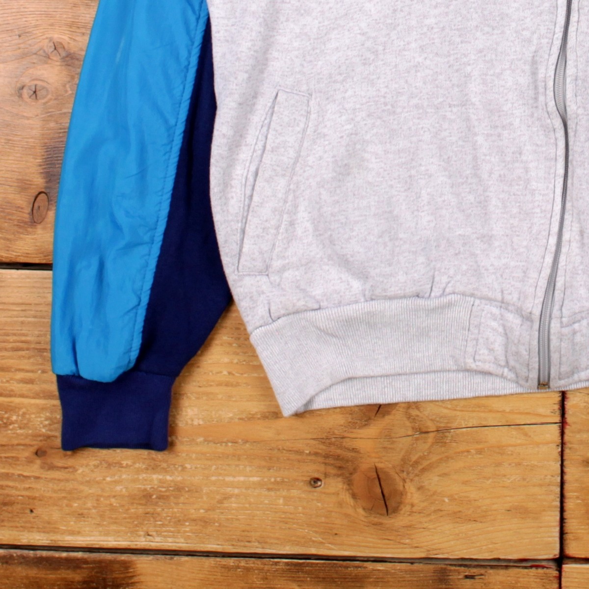 Vintage Spalding Track Jacket XL 90s Sports Grey