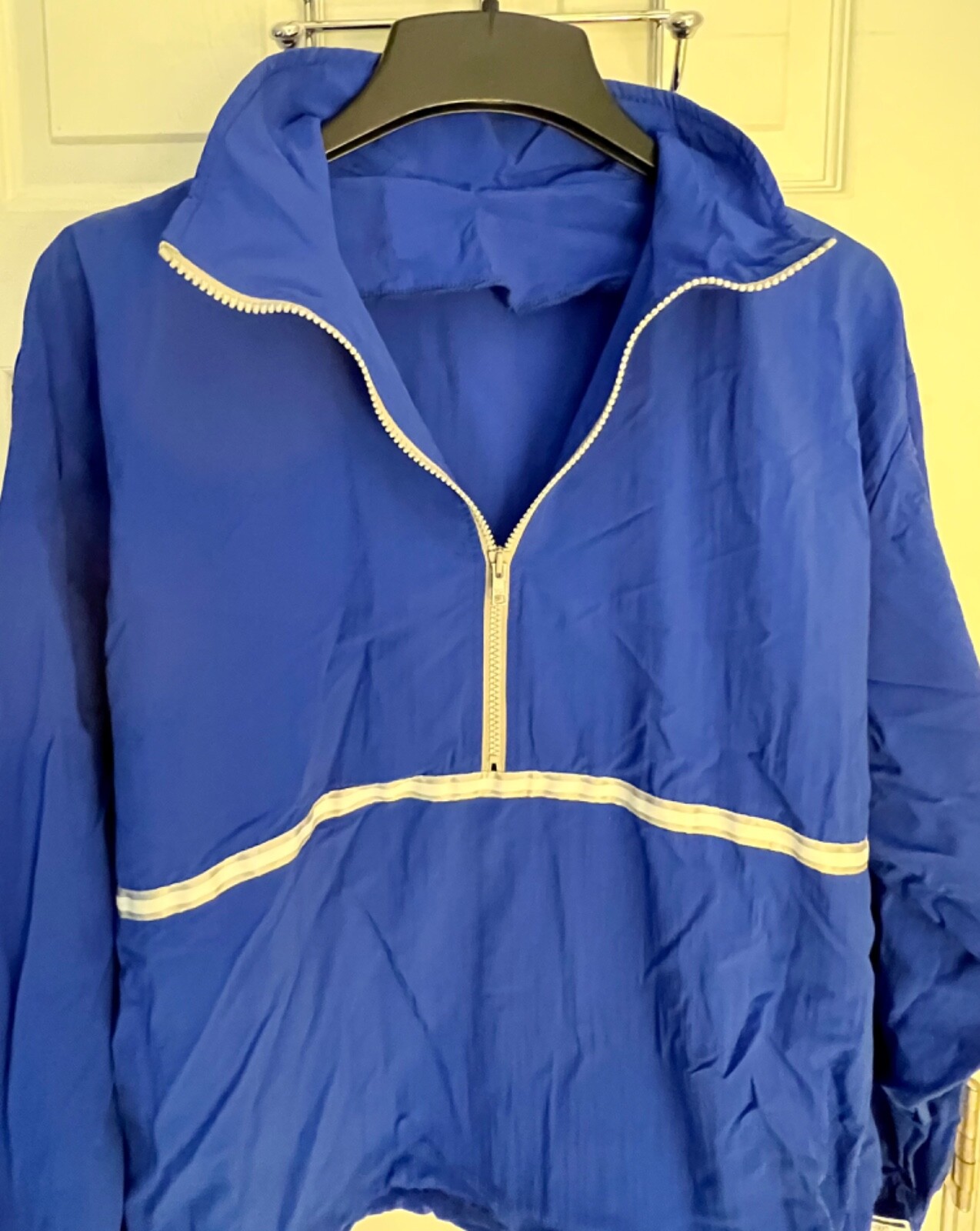 GK WARMUP PULLOVER ADULT MEDIUM ROYAL SUPPLEX GYMNASTICS CHEER ACTIVE JACKET M