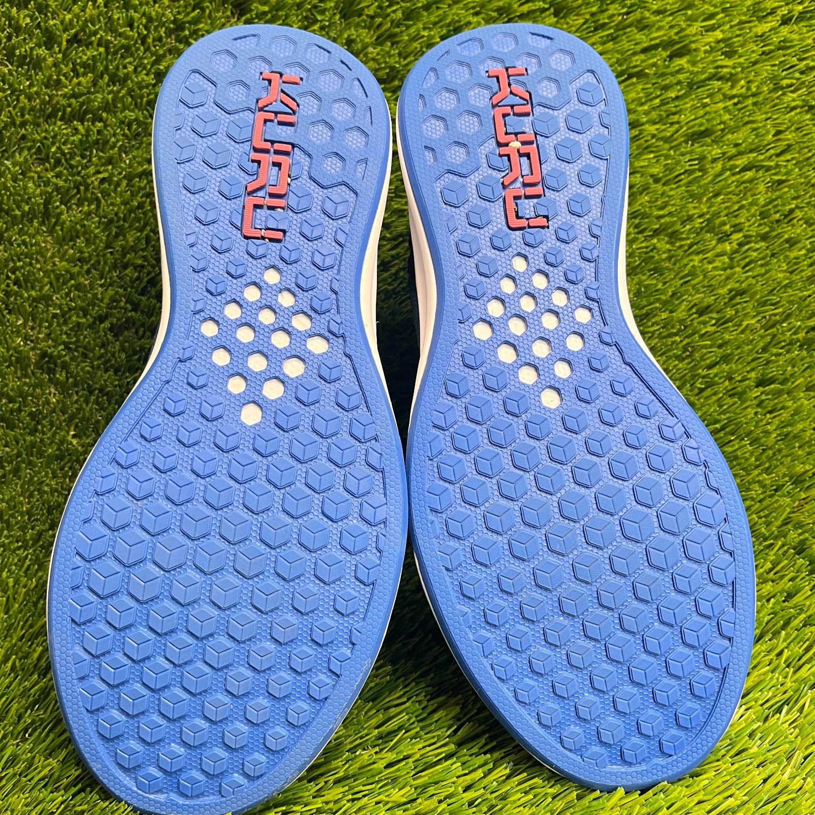 Kuru Atom Fusion Womens Size 8.5 Blue Black Athletic Running Shoes Sneakers