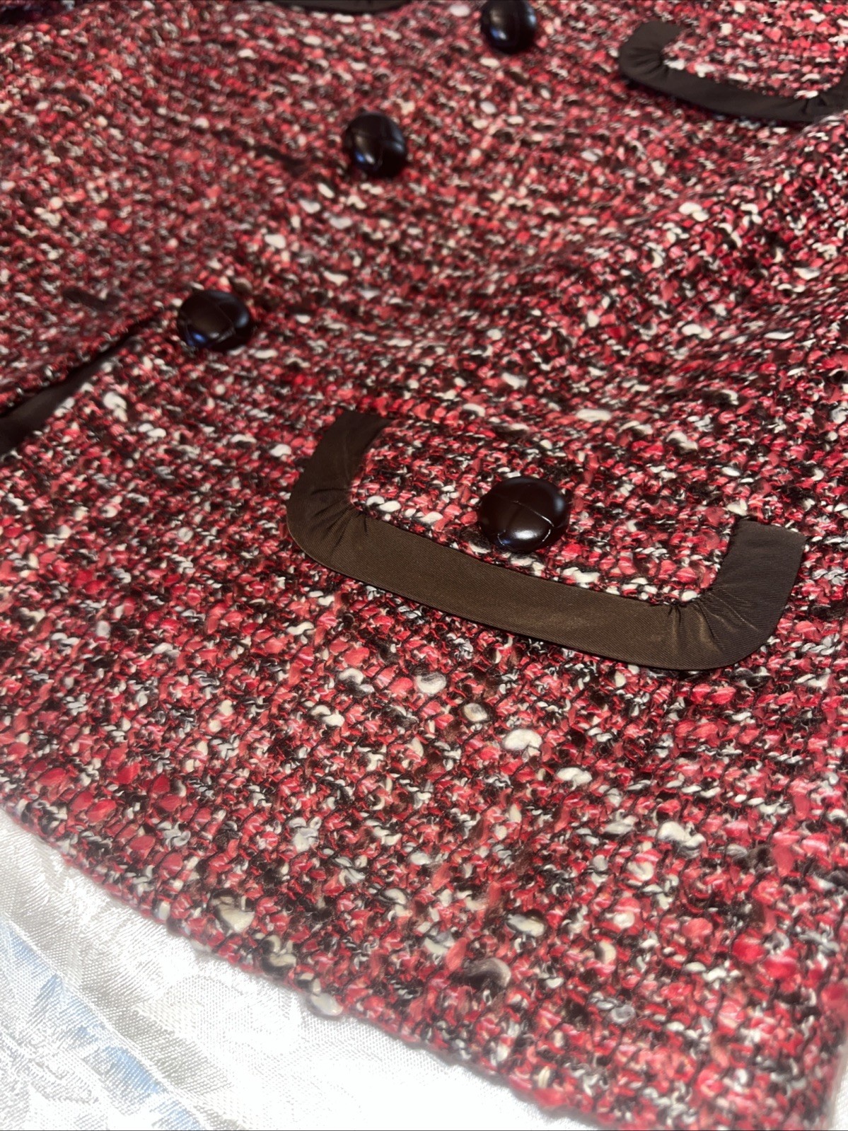 talbots tweed blazer