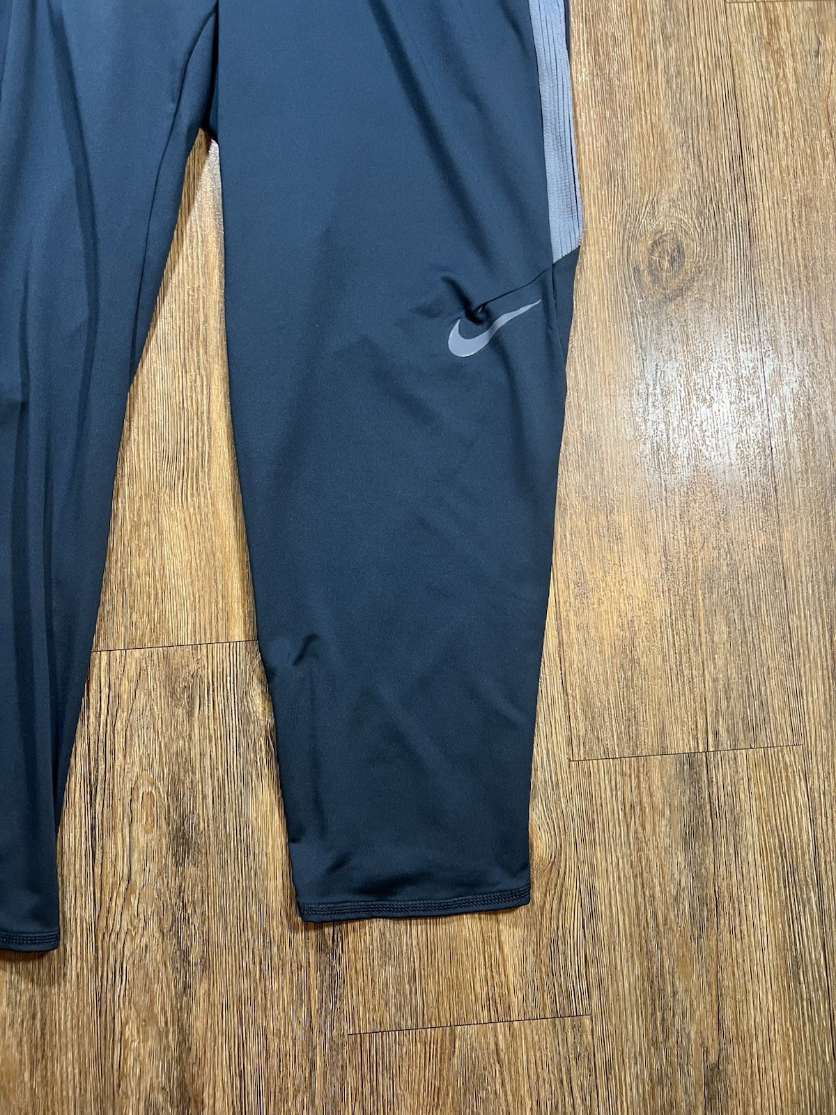Nike Mens Track Pants Sweat Joggers 2XL Blue Slim Dri-Fit Dry Strike Training