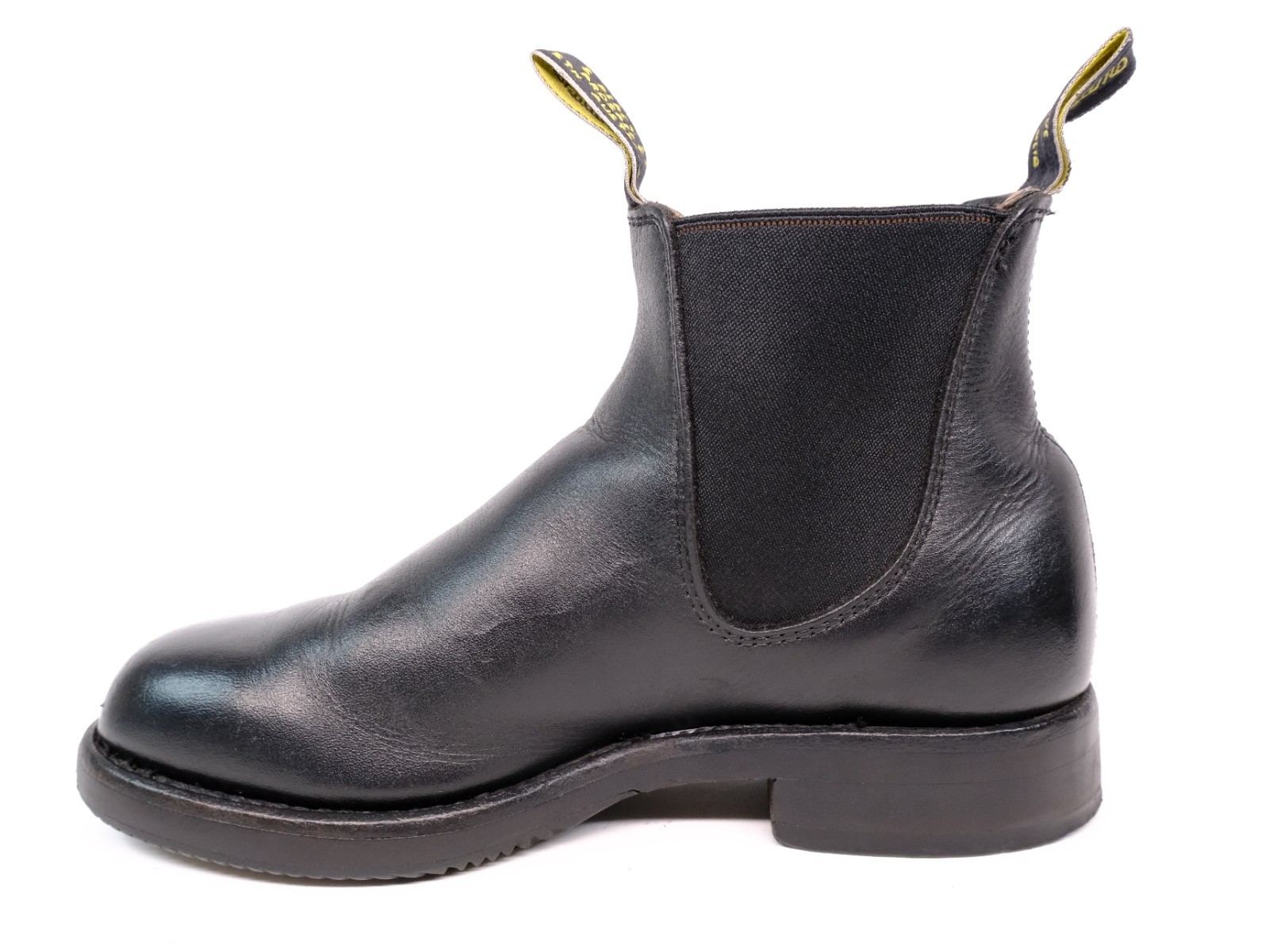 RM Williams Comfort Craftsman Black Leather Chelsea Boots EU 36 / UK 3.5 / US 6