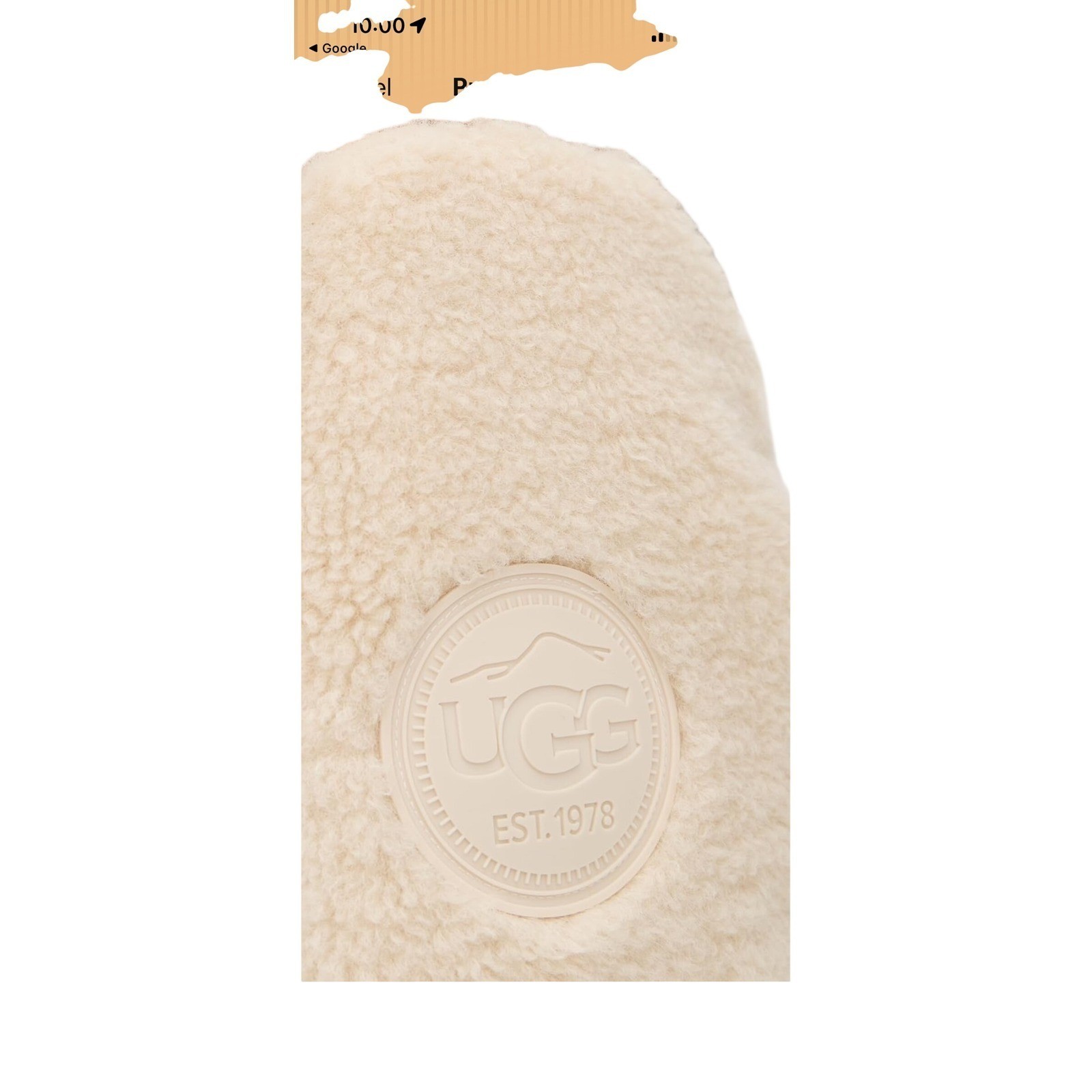 UGG W Kaysin Down Parka Chestnut Cream Mixed Media Shearling Coat 1171465 M