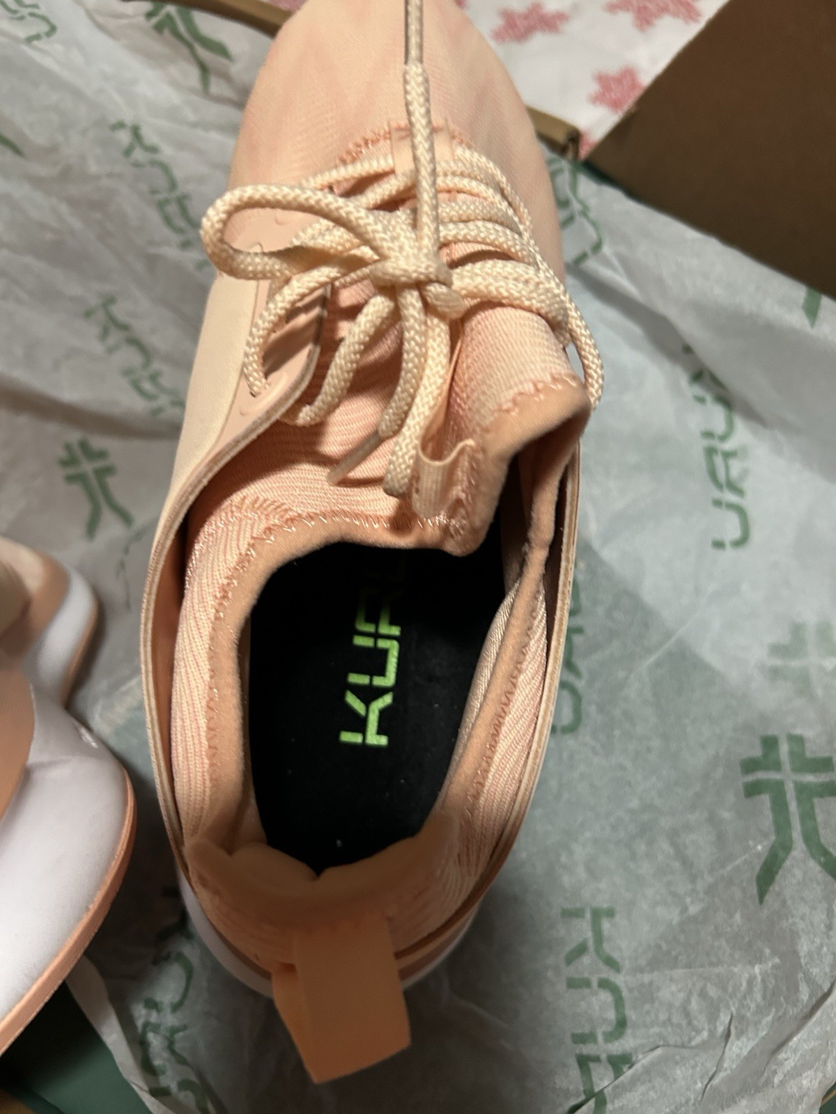 KURU Atom 2 Women’s Pink Mesh Lace-Up Low Top Walking Training Sneakers