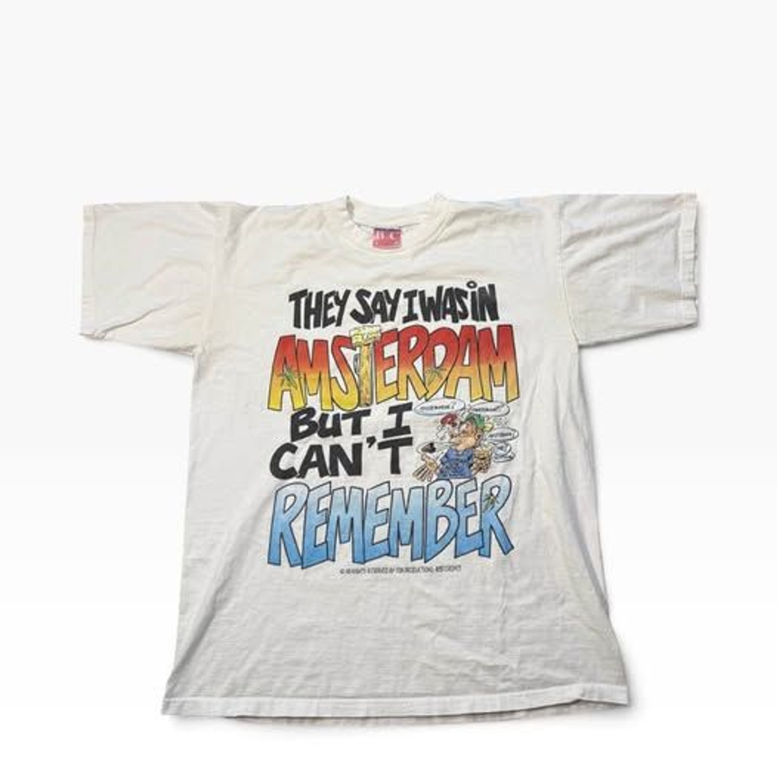 Vintage B.C Amsterdam Graphic T-Shirt Size L