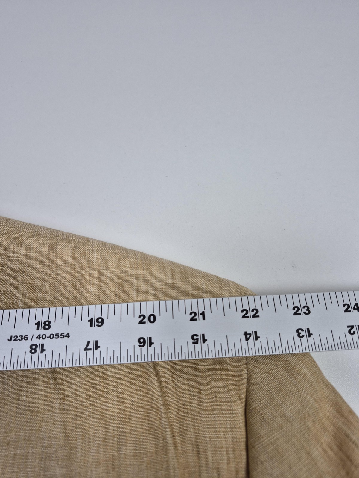 VTG Haspel Suit Men’s 48R Beige 100% Linen 2 Piece 43×36 Manor Pleated NWT