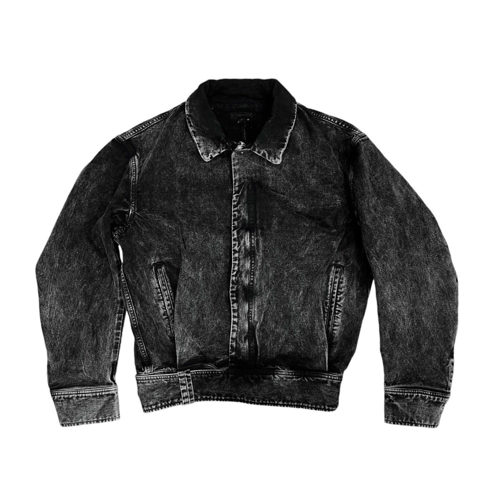 Omar Afridi Battle Dress Blouson OA SS24 BZ 104 01 Black Cotton Men Size46