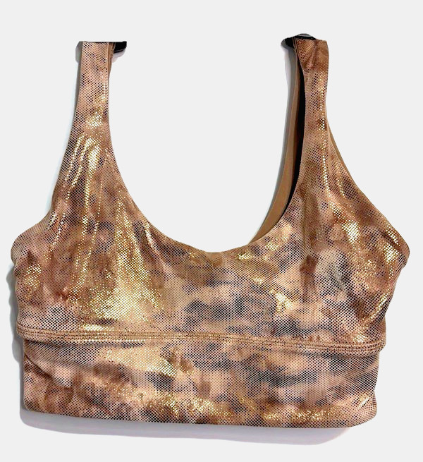 Lululemon Align Bra Shine Light Support, A/B Cup Size 4 Diamond Dye Misty Shell