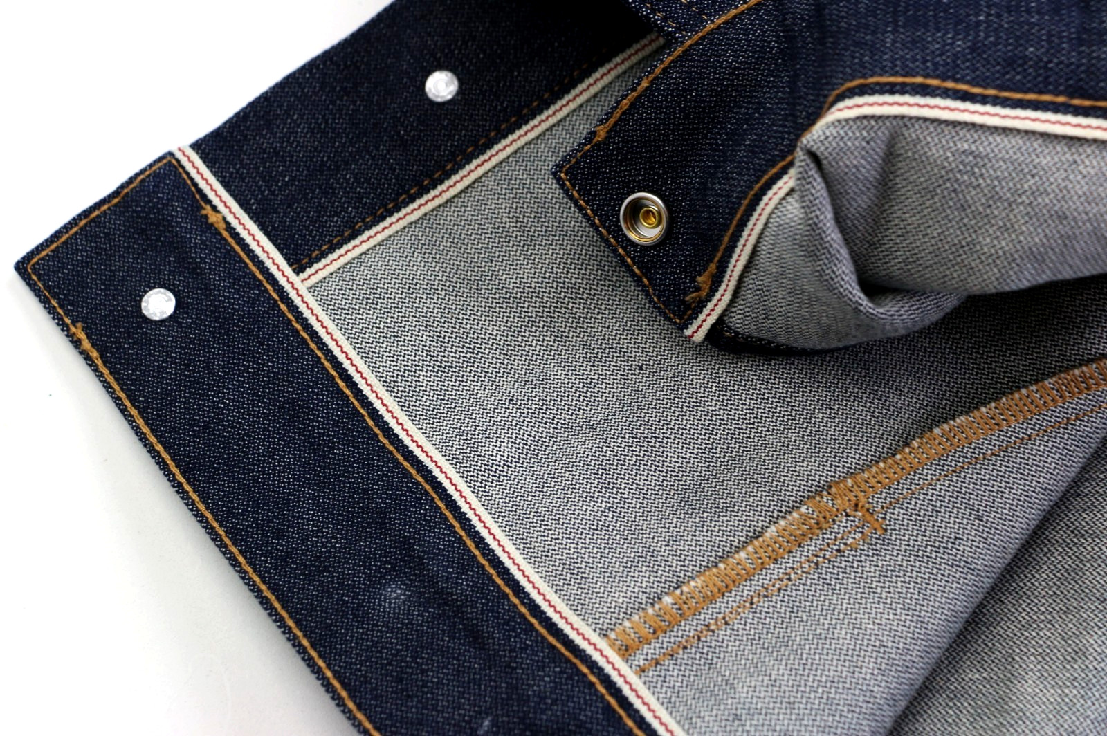 Wrangler Men’s Selvedge Denim Jacket Cowboy Cut Raw Indigo 14.75 oz 100% Cotton
