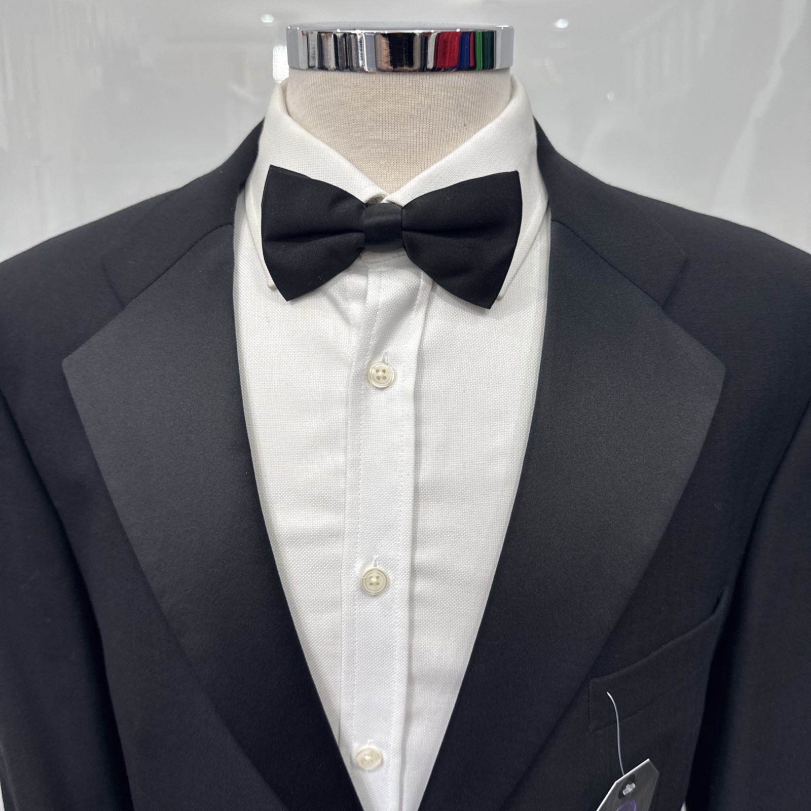 M&S TAILORING Black Wool Blend Regular Fit Dinner Tuxedo Jacket C44S