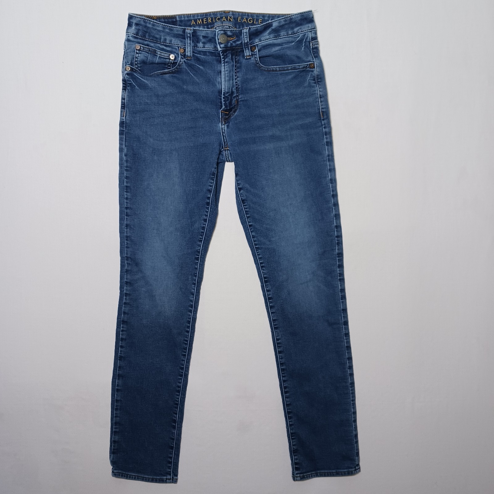 American Eagle Mens Next Level Flex Slim Jeans 31X32 Dark Blue Denim
