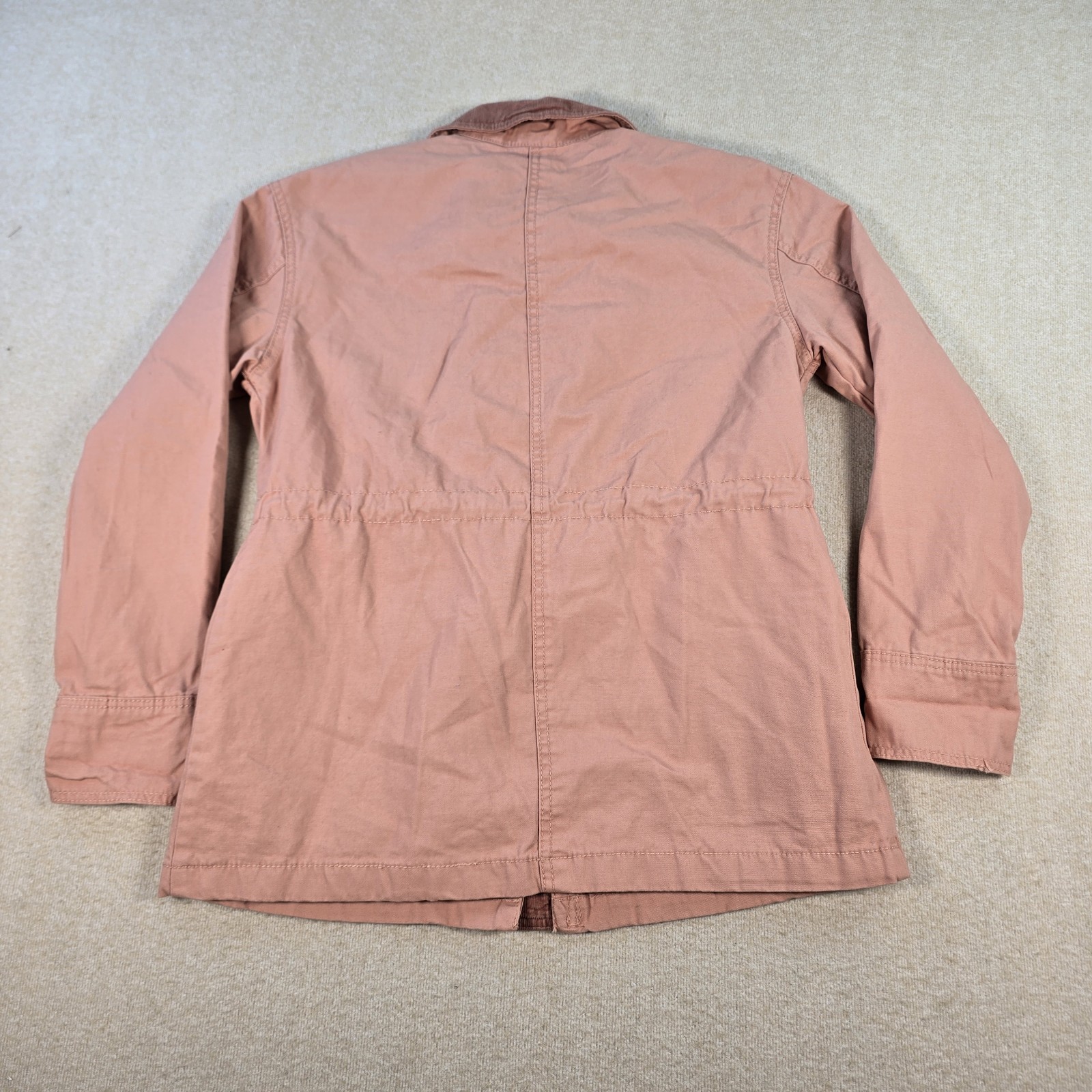 Universal Thread Womens Anorak Utility Jacket Pink Cotton NWT