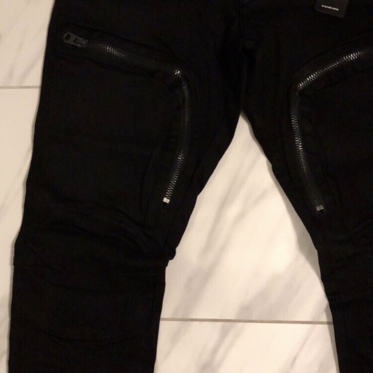 G-Star Raw Men’s Air Defence Skinny Jeans Black $240 New