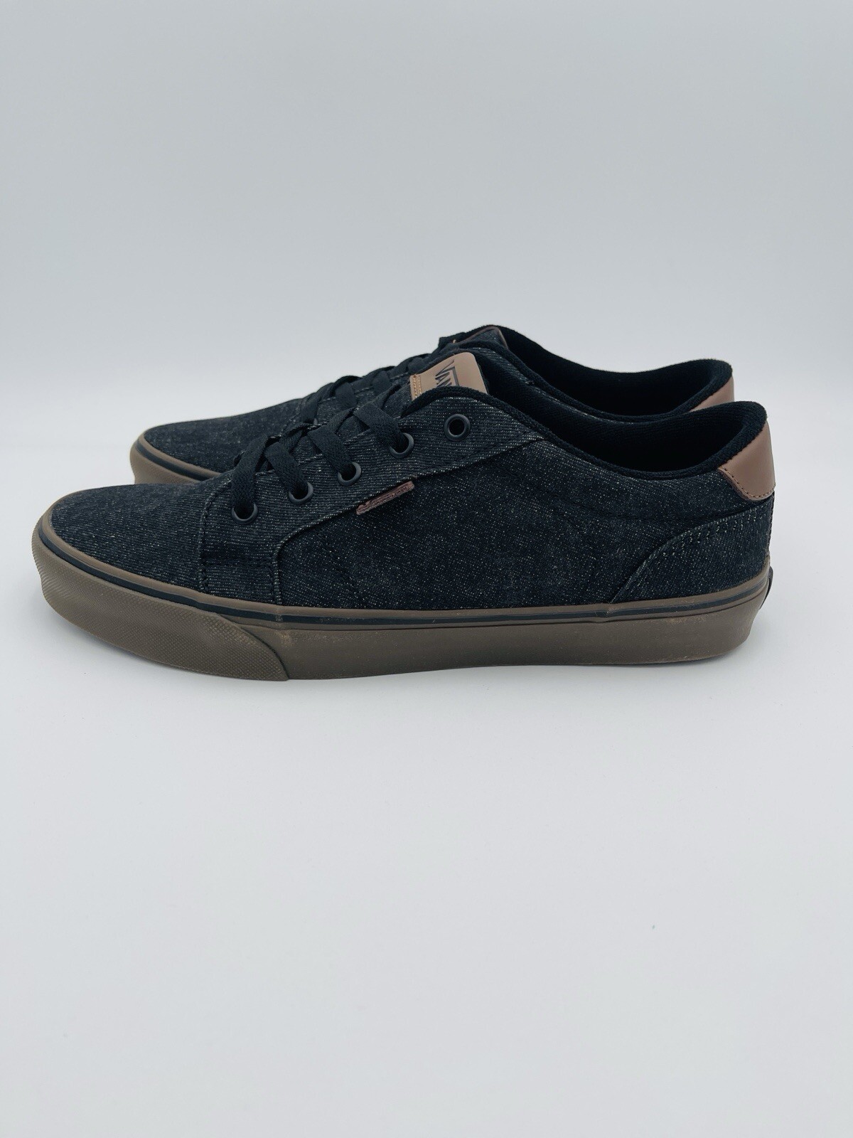 VANS BISHOP (WAXED DENIM) BLACK/GUM VN000NLUAKS MENS SKATEBOARDING