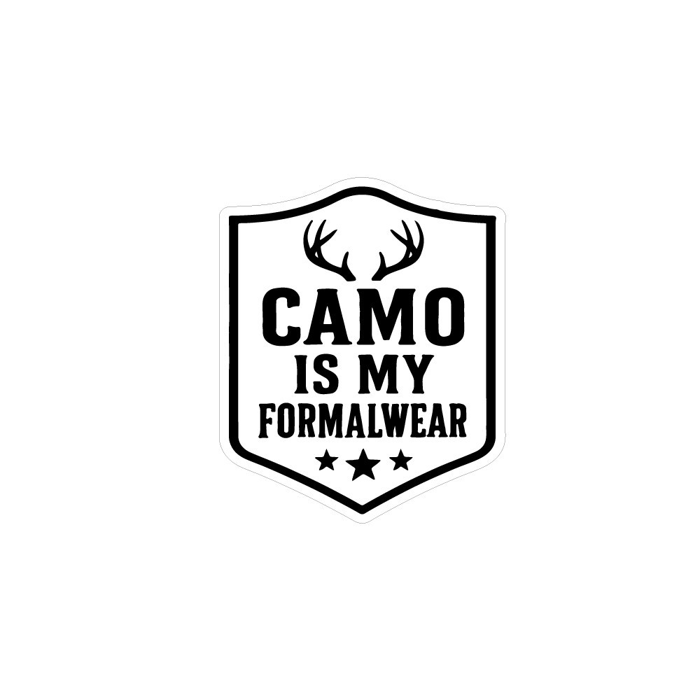 Camo is my Formalwear Trucker Hat, Hunting Hat for Dad or Husband, Funny Hat