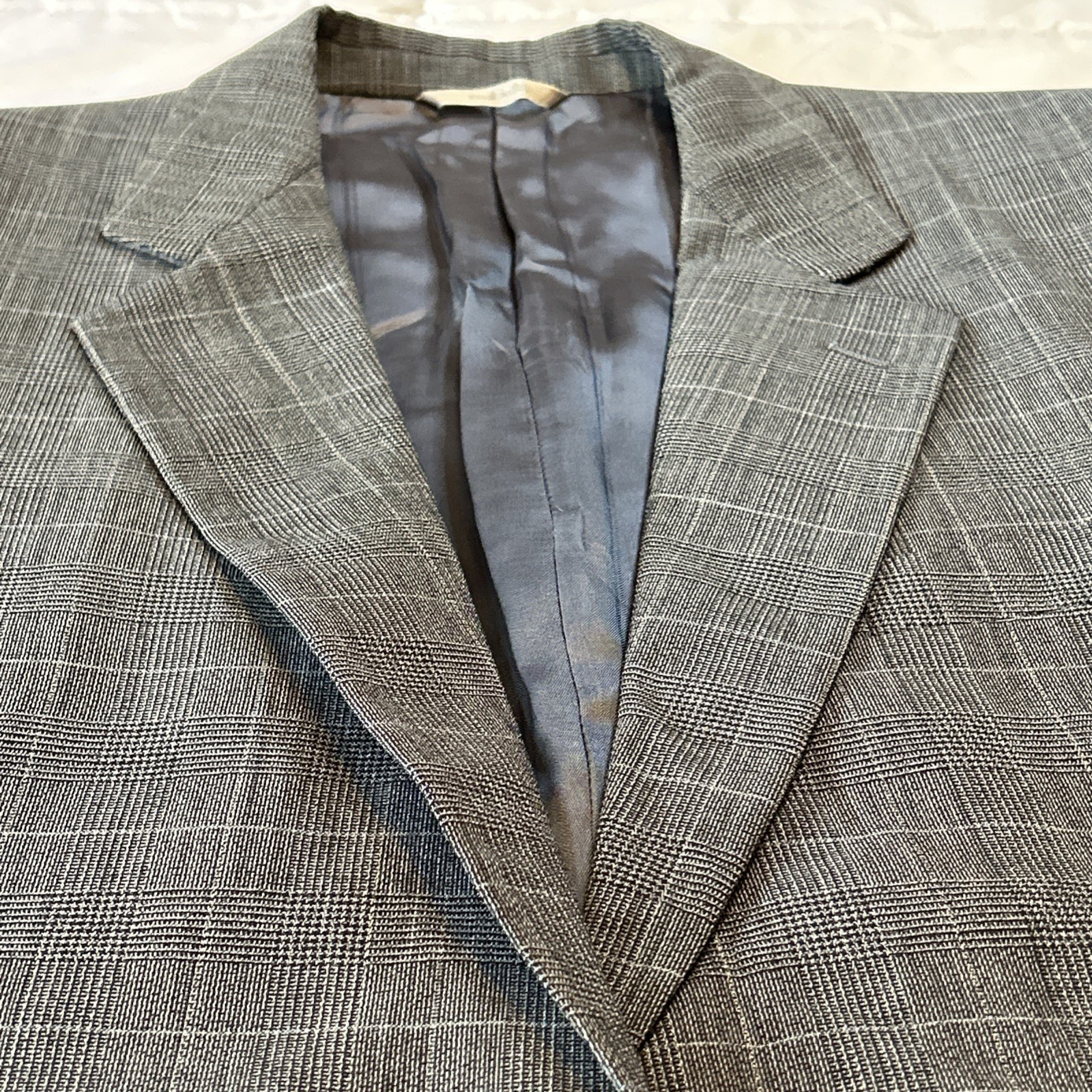 San Romeo Made In Italy Suit Gray Pattern Fine Merino Wool