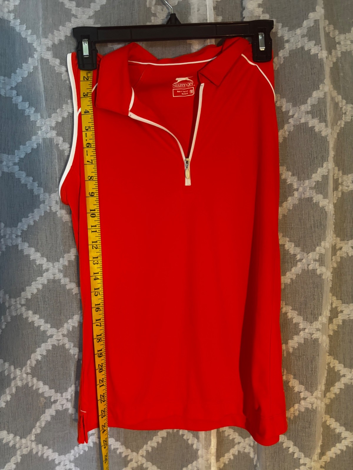 Womens Slazenger Orange Athletic Top M.