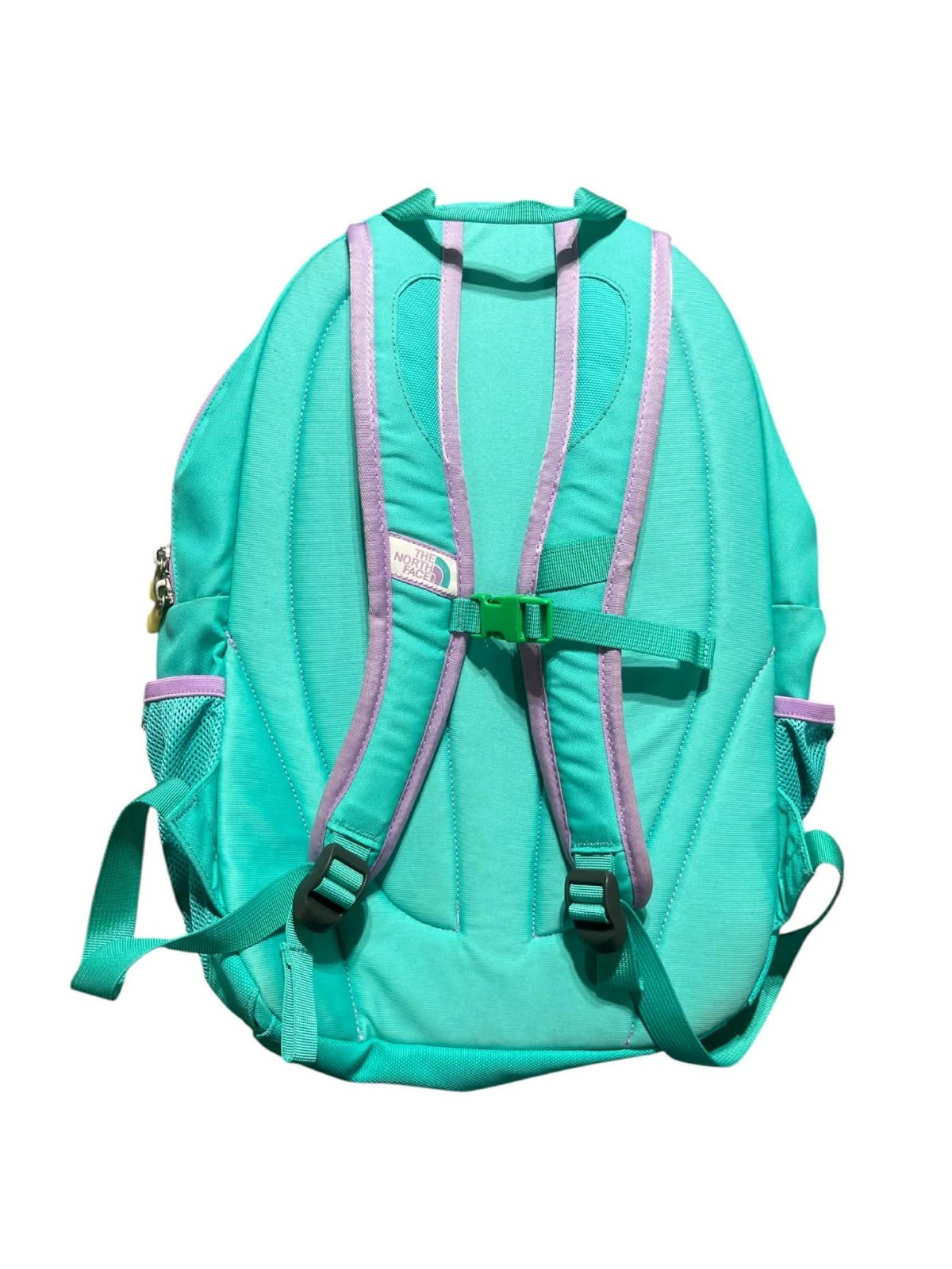 North Face Recon Squash Backpack School Book Bag Teal Youth Small Travel Camp