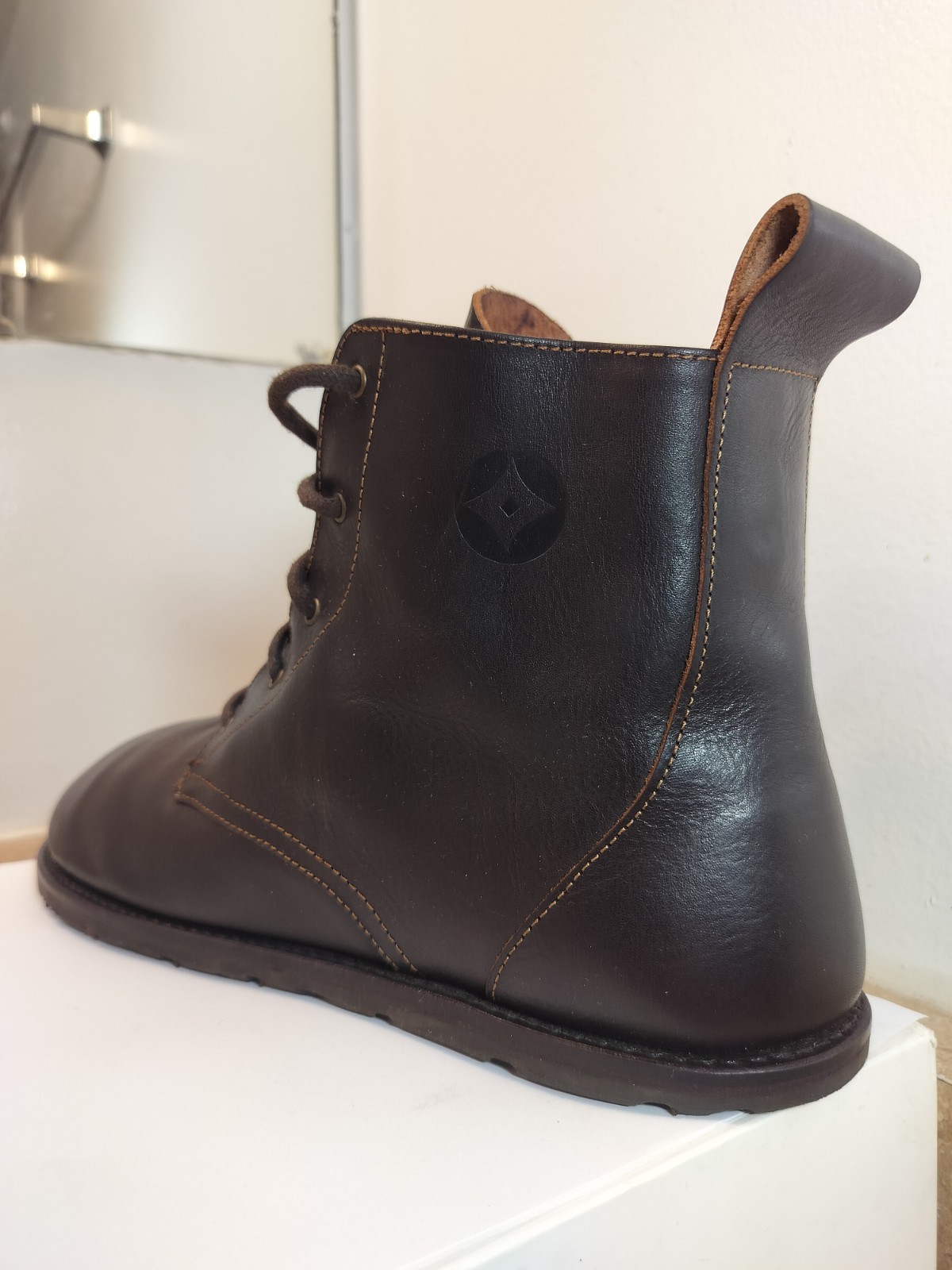 Gaucho Ninja Goodyear Welted Barefoot Chukka Boots – Chocolate Brown Size 12 US