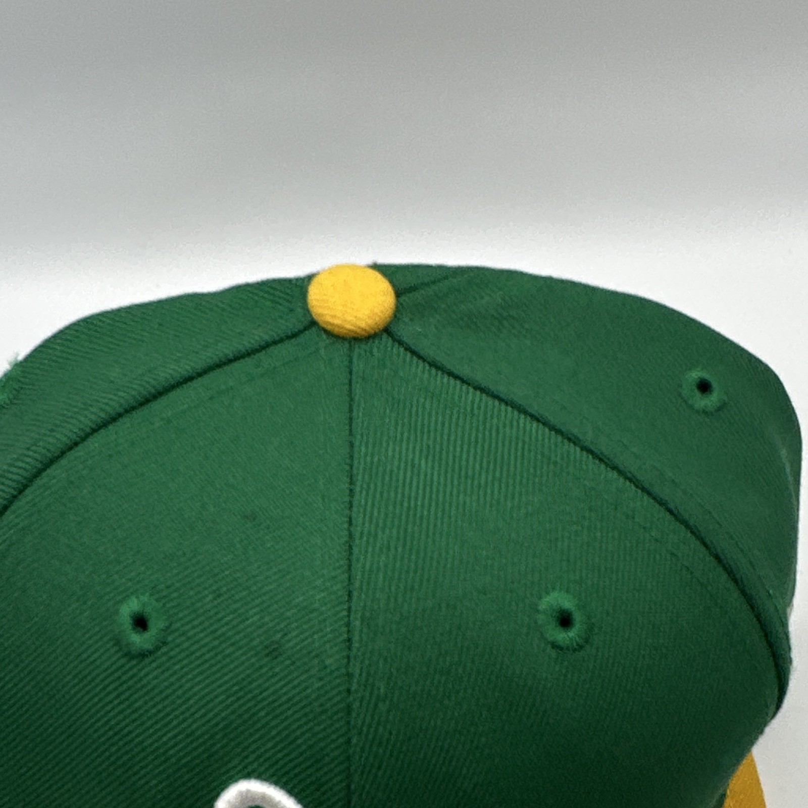 YUMS × New Era 59FIFTY Fitted Hat 7 1/8 Green Yellow OG Black Tag RARE ,85% wool