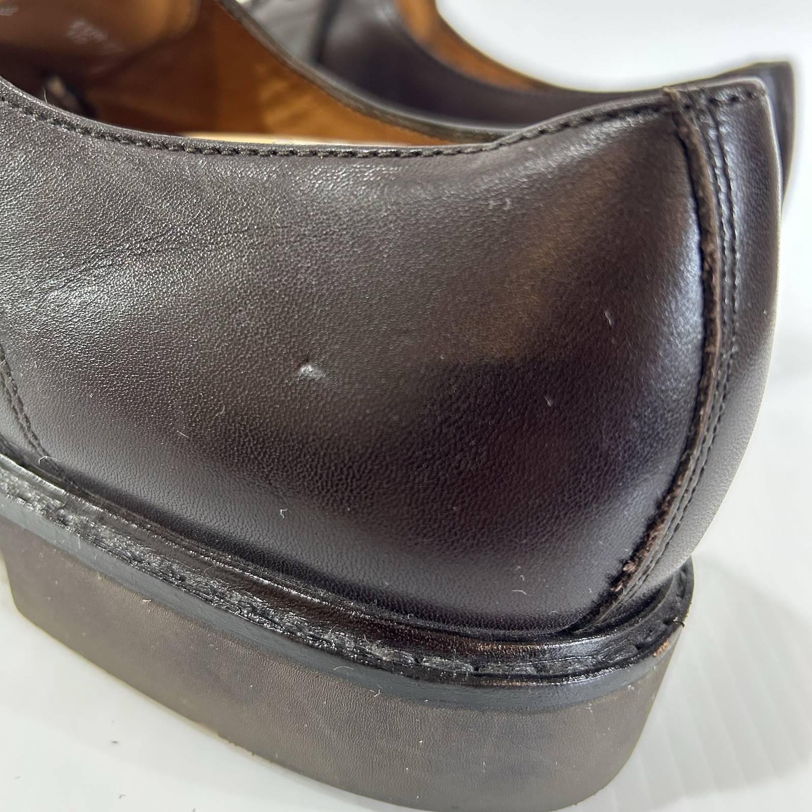 Mephisto France Air Relax Cap Toe Brown Leather Oxfords Goodyear Welt US Size 12