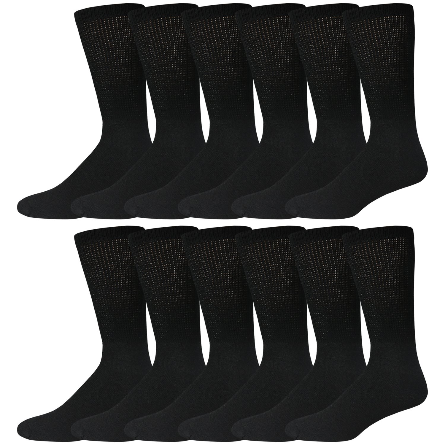 Mens Diabetic Neuropathy Crew Socks