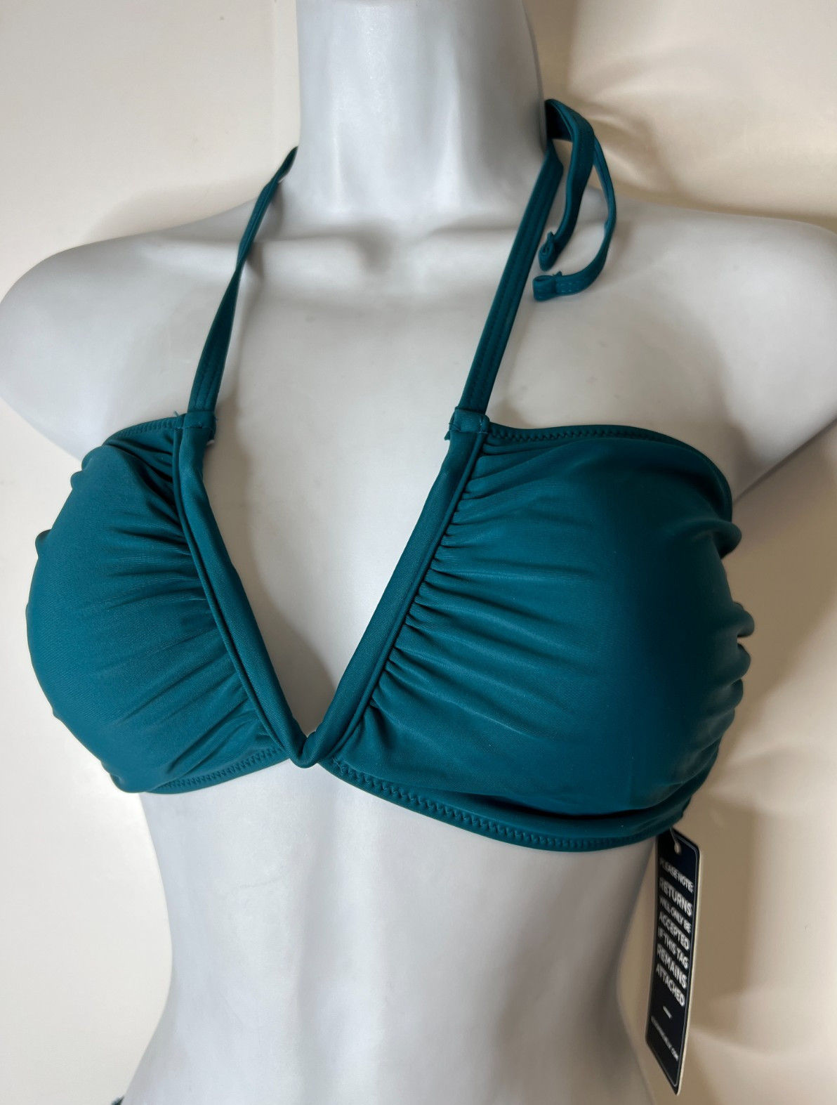 Blooming Jelly Teal High Waisted Bikini Set Size Medium Tummy Control 2 PC NWT