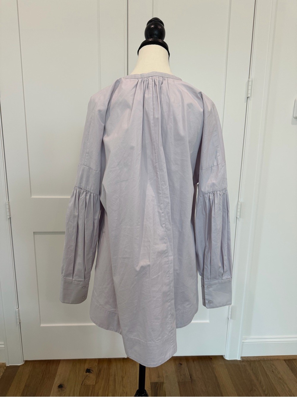 COS Lilac Balloon Sleeve Blouse Size 8 💜✨