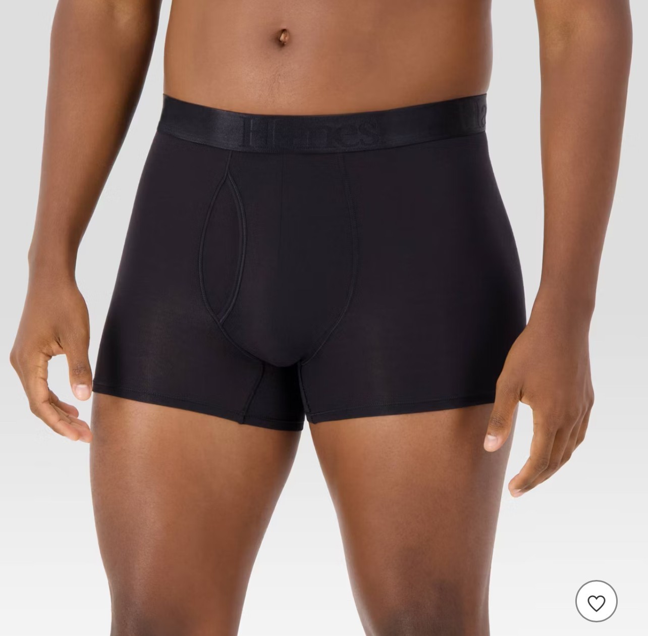 NEW~ Hanes sz M 32-34″ Mens Boxer Briefs Modern Soft Trunks Blue Blk 2 pk #29