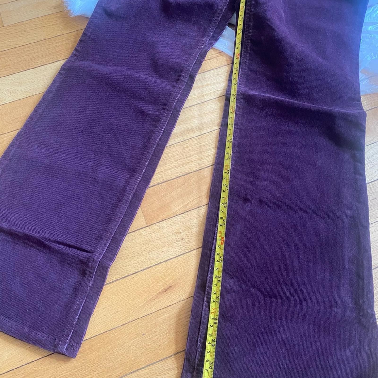 Sonoma Purple/ burgendy Boot Cut Corduroy Pants