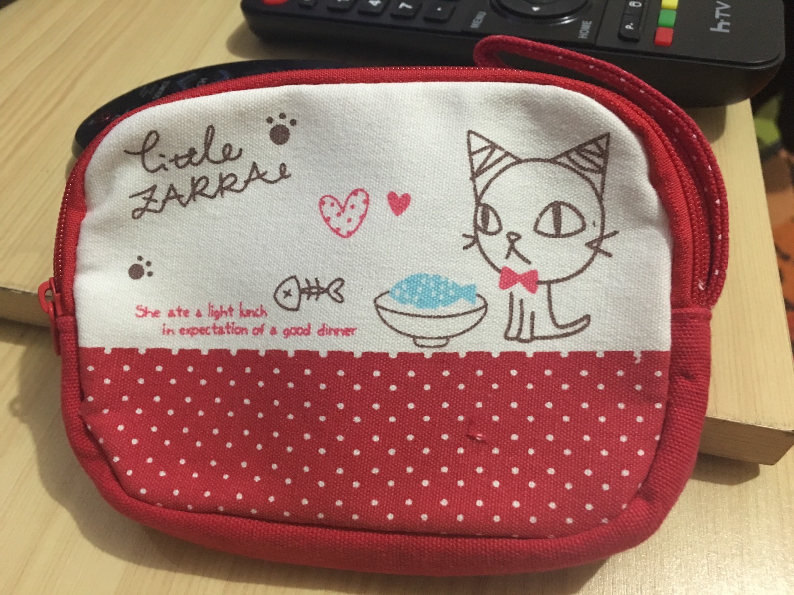 Cute Double Zips Coin Purse/electronic soft pouch case