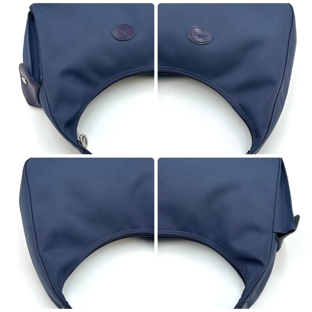 LONGCHAMP Half Moon Equestrian Logo One-Shoulder Bag
