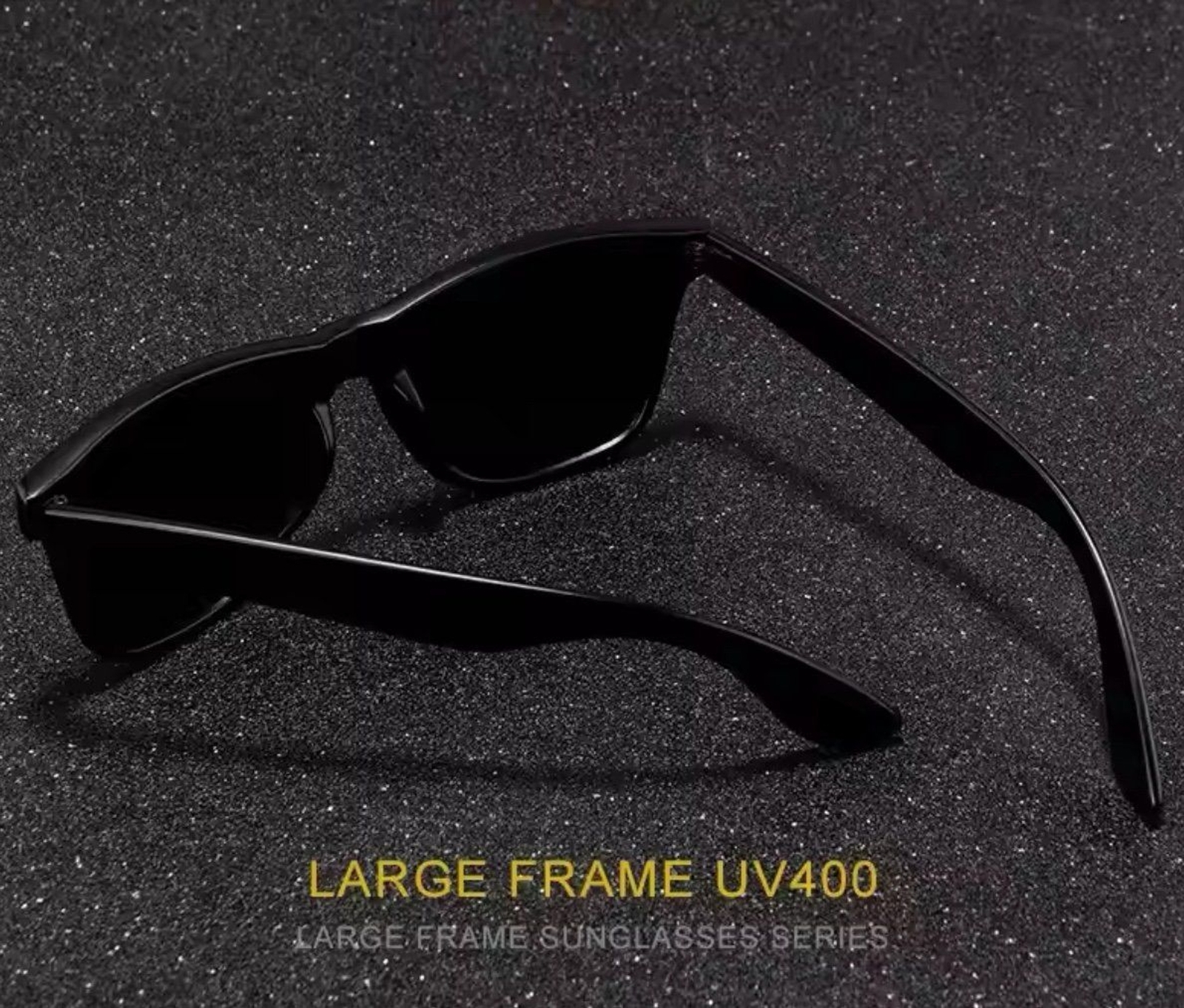 Classic Square Polarized Sunglasses Men Women Retro Black Sun Glasses Male