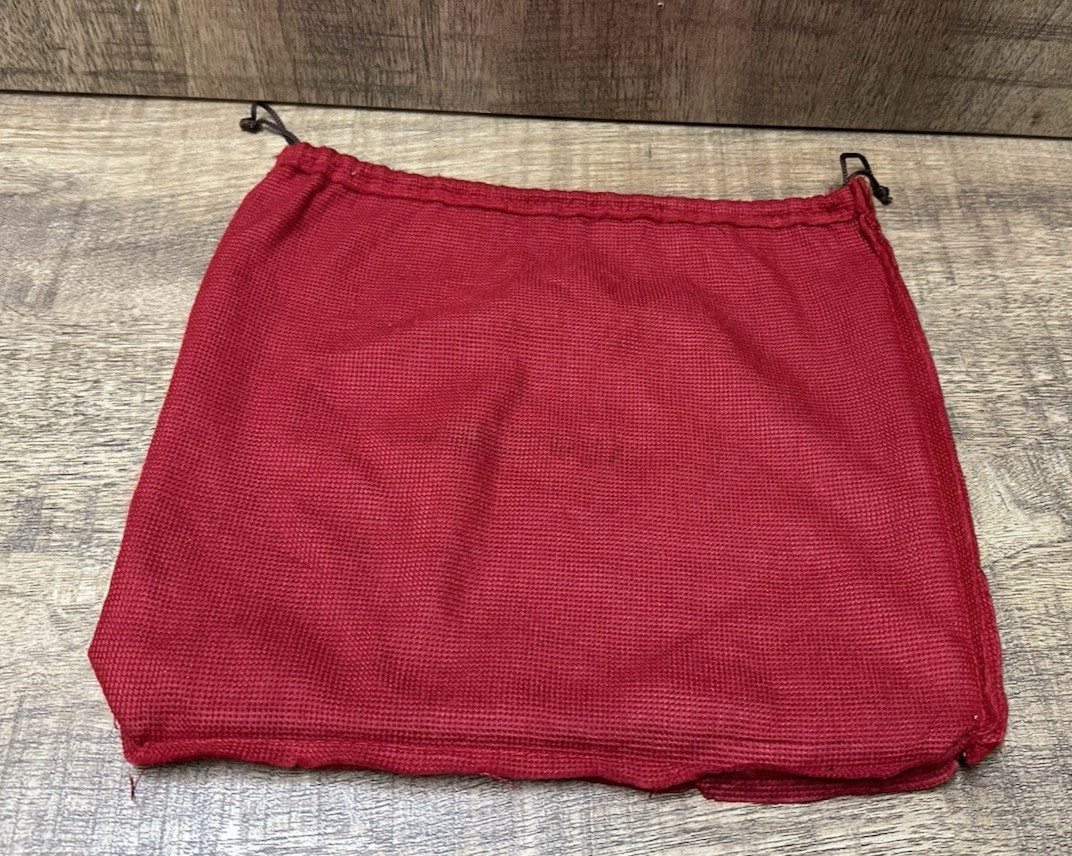 Lancel Paris small dust red bag 9.5 inches X 11 inches