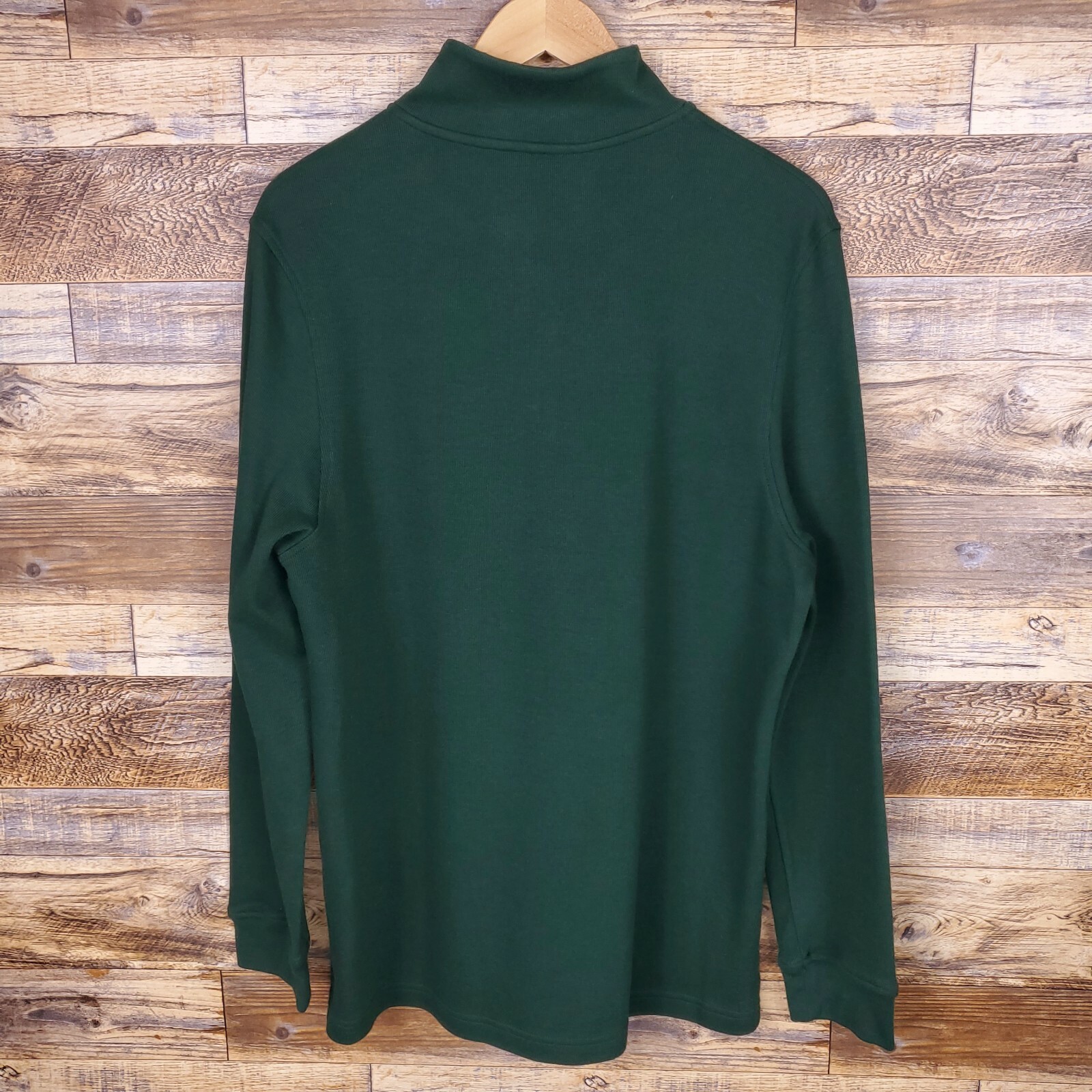 CLUB ROOM Men’s 1/4 Zip Pullover Sweater Green Size L