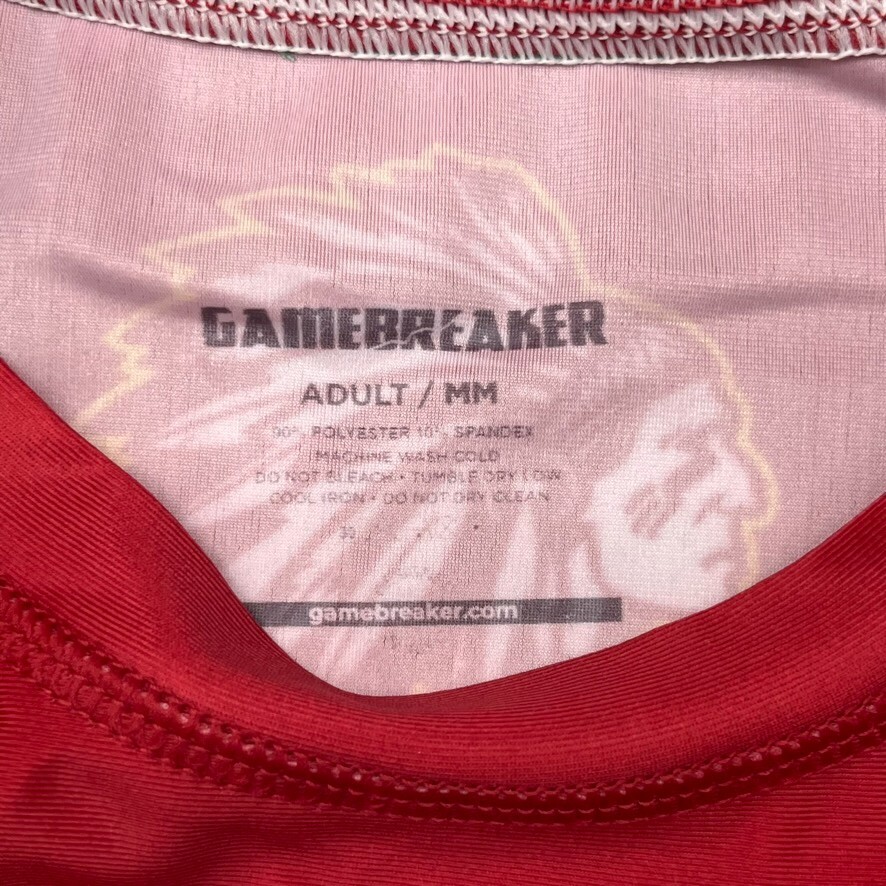 Gamebreaker Red Chiefs VTO Sports Sleeveless Jersey Mens Size Medium