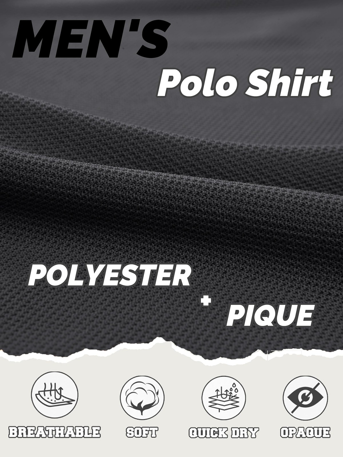 Men’s Polo Shirts Short Sleeve Quick Dry Casual Golf Sport Team Work Tactical T