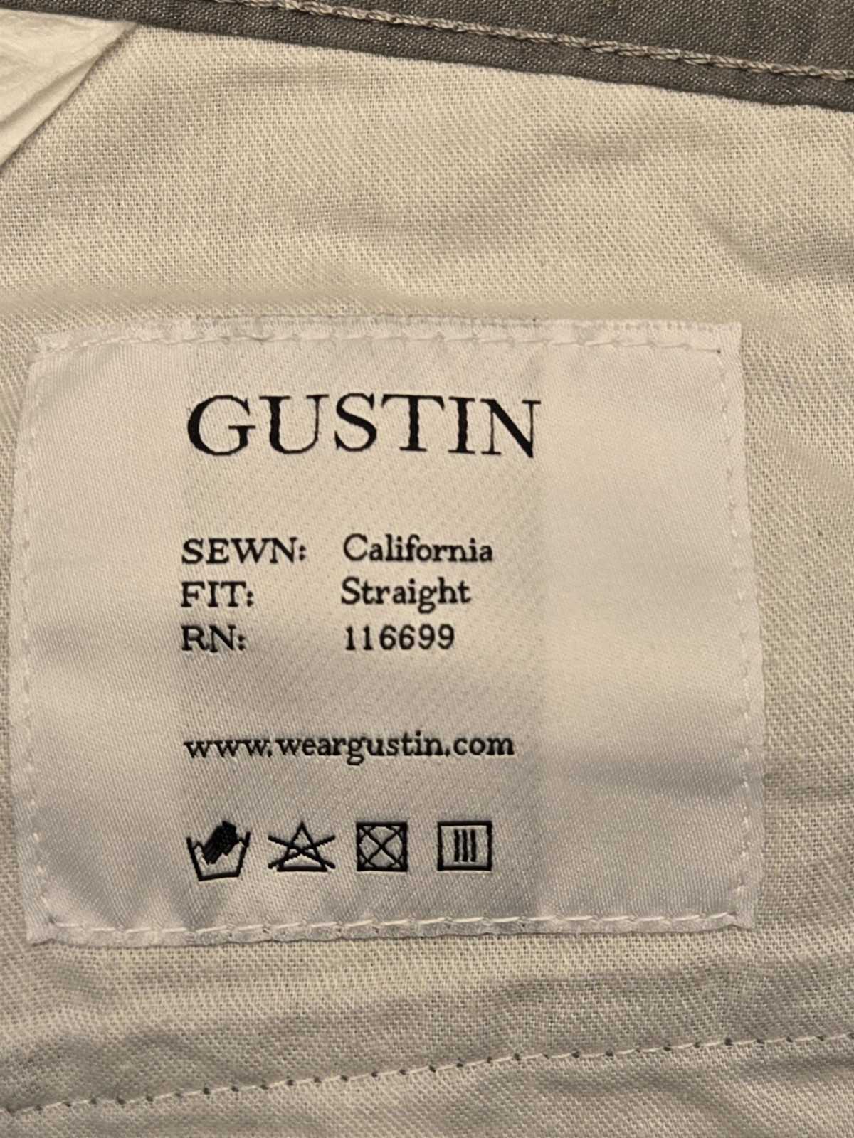 Gustin Japan Feather Steel Denim 5-Pocket Pants Mens 37×30 Jeans #285 Button Fly