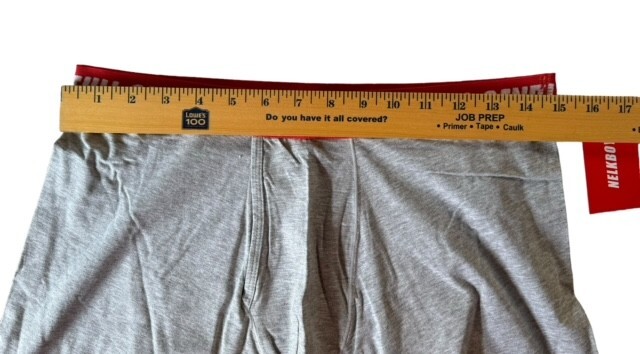 Full Send Boxer Brief Gray and Red Elastic Waistband Mens Size L New in Package