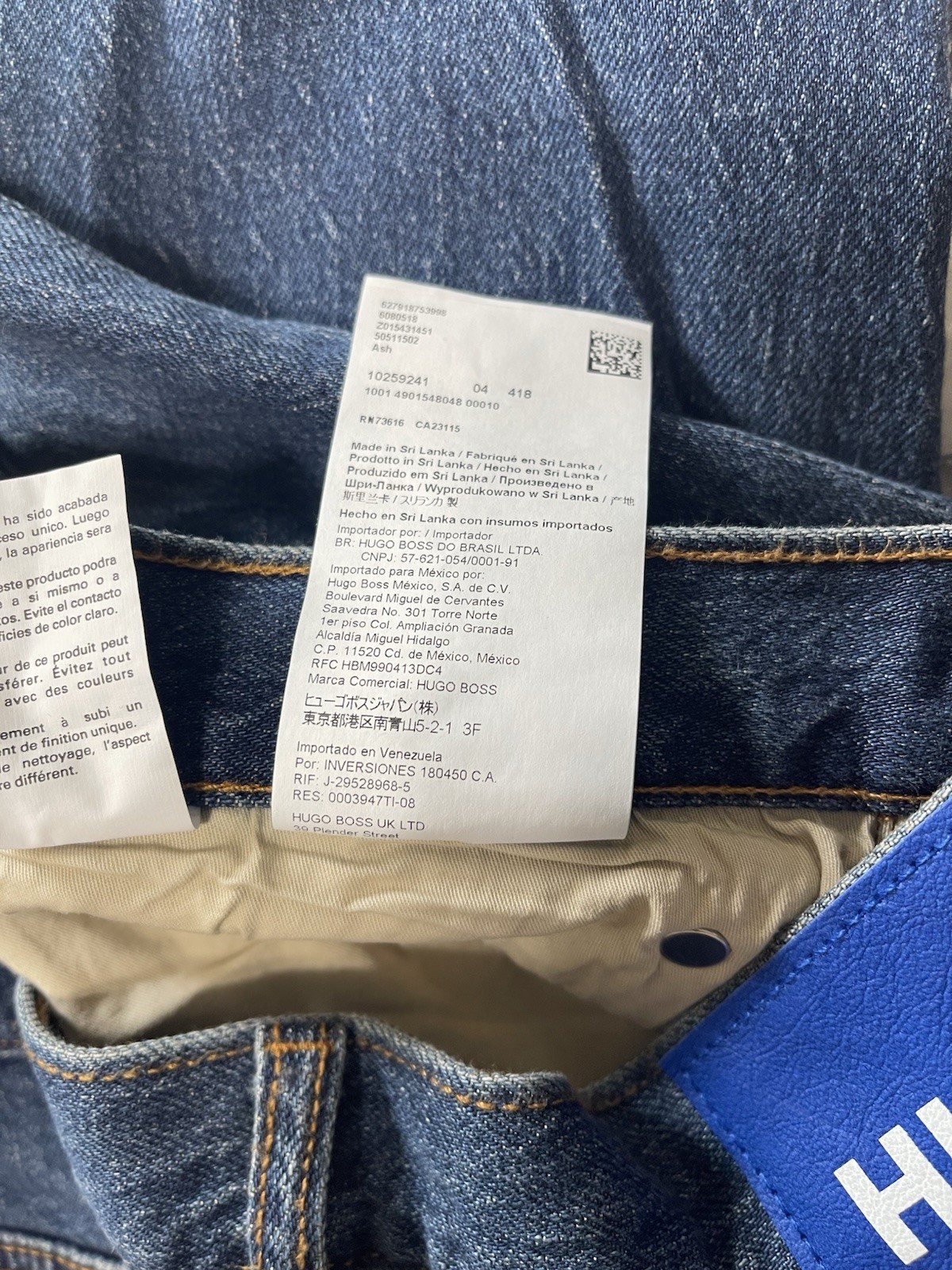HUGO BOSS Slim-Fit Denim Jeans – Blue – 32/32