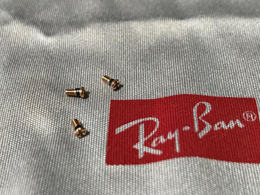 LUXOTTICA RAY BAN SCREWS for RB3025 3581 3447 3293 1971 AVIATOR for barrel hinge