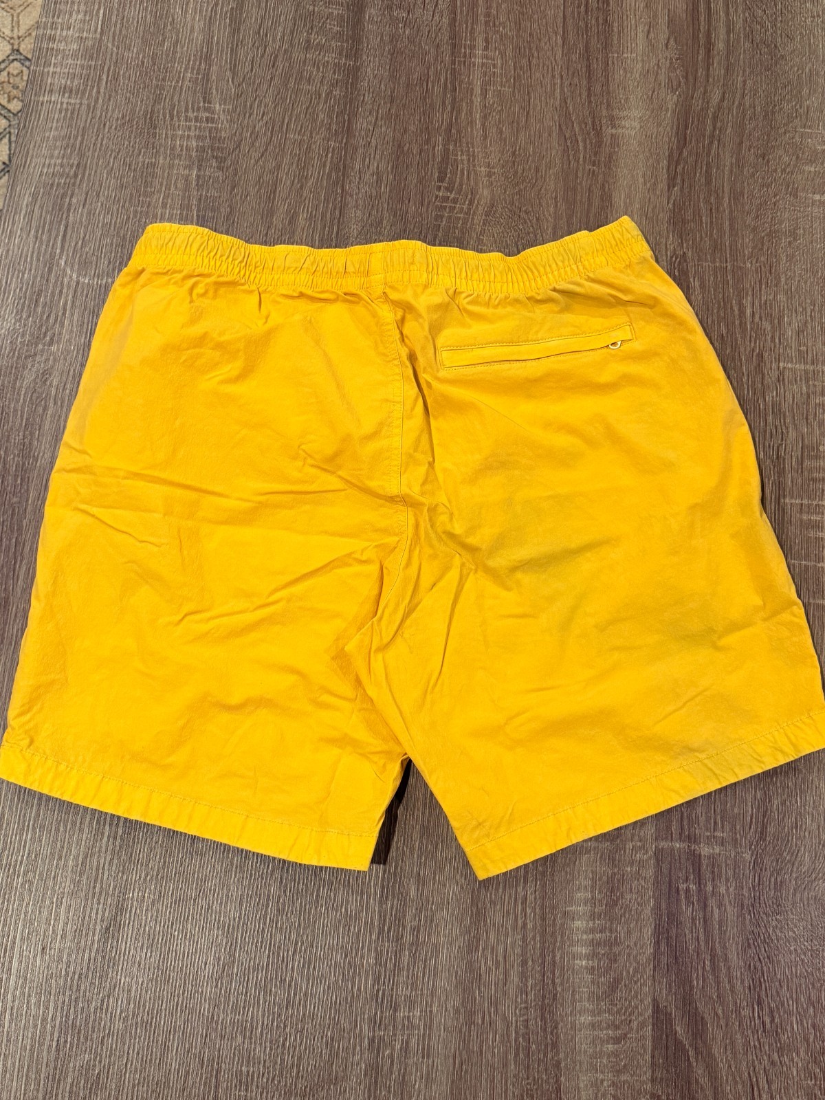 BONOBOS Anywhere 7″ Shorts E-Waist Hot Sun Yellow Drawstring Pull On Men’s M