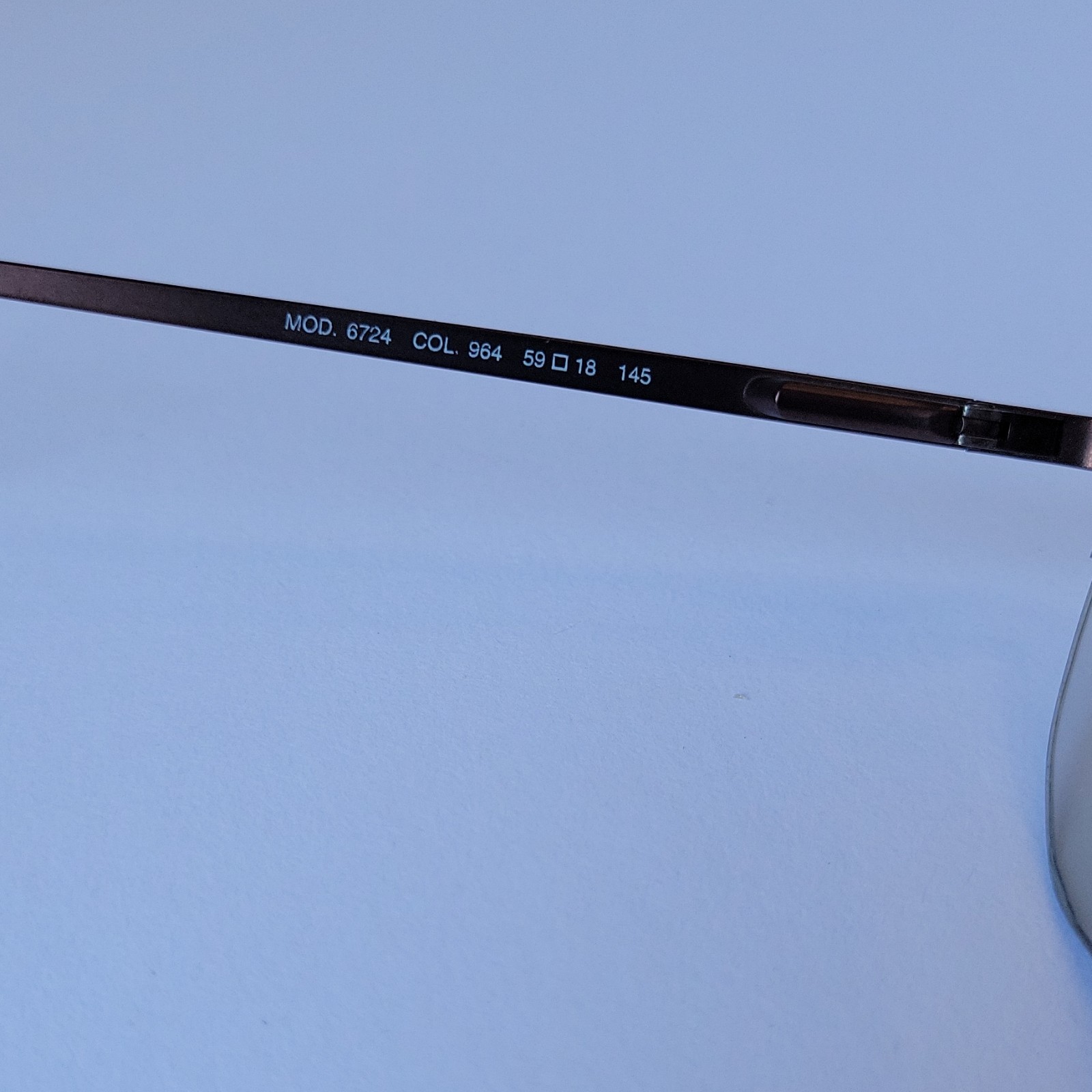 VTG Marcolin Aviator Eyeglass Frames Dark Metal Double Bridge Made in Italy 145