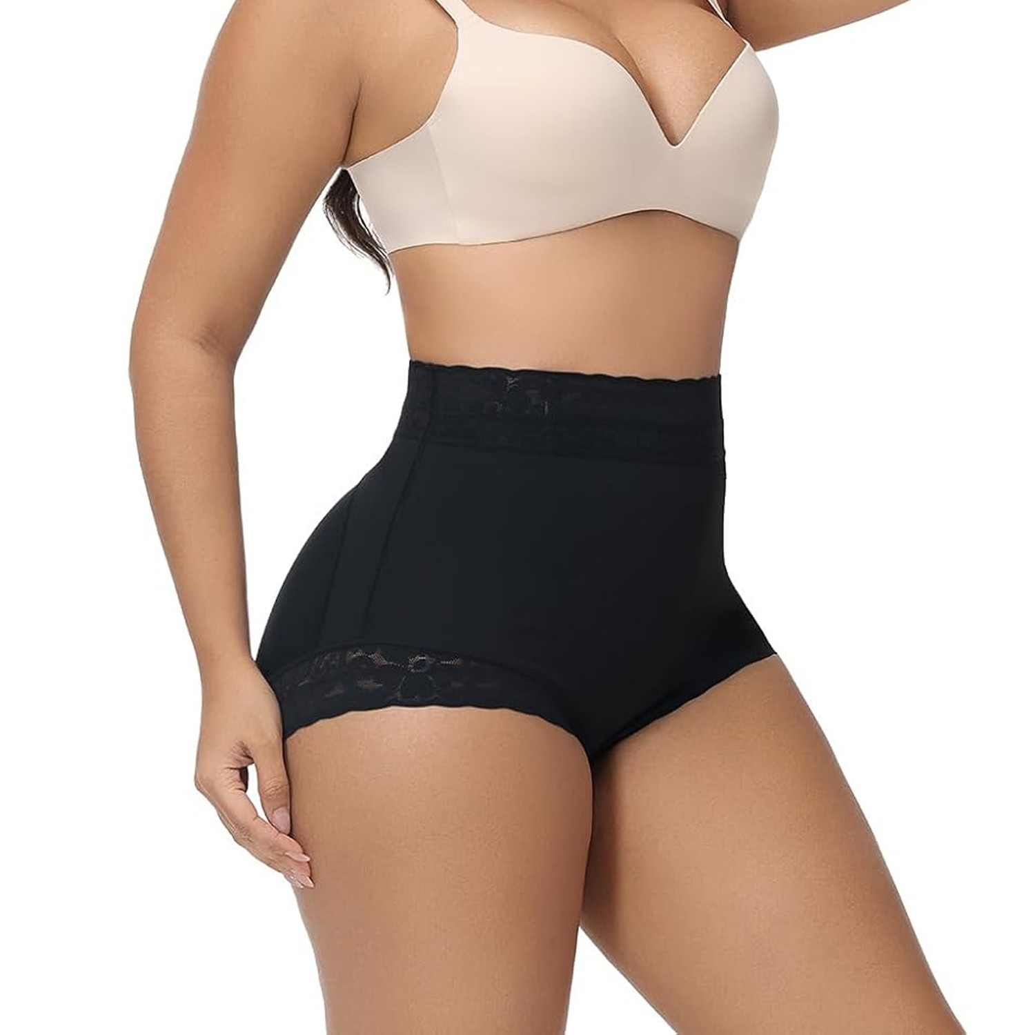 Women Butt Lifter Underwear Tummy Control High Waist Panties Seamless Shapewear