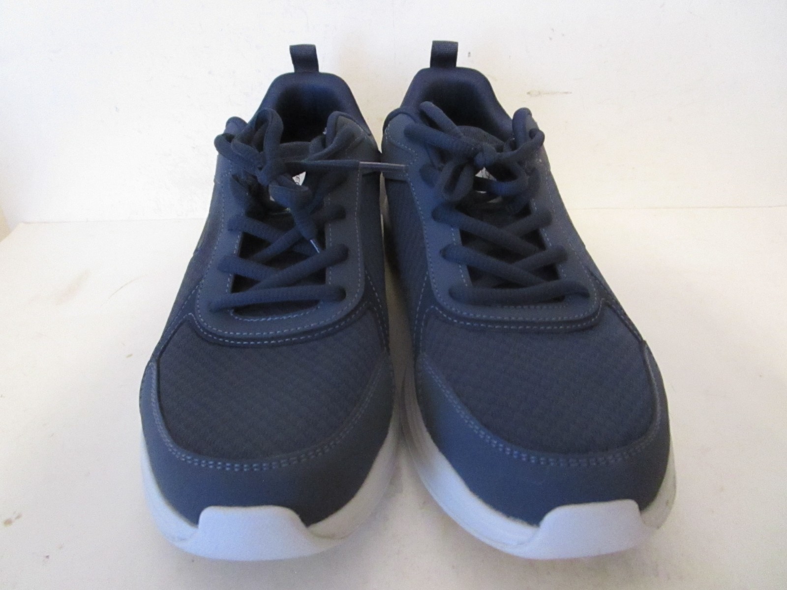 Skechers Relaxed Fit Contour Foam Lace Up Casual Mens Sneaker Navy Size 8.5