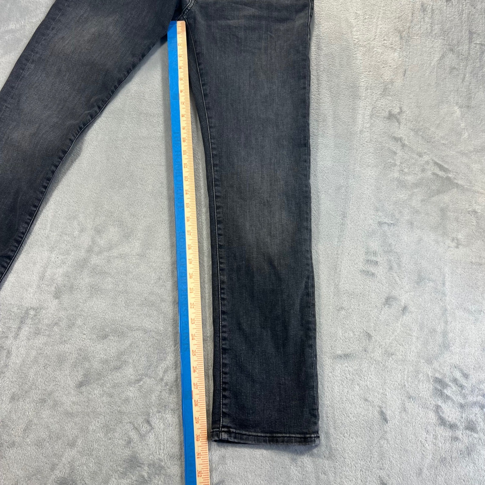 MAVI Marcus Slim Straight Leg Jeans Mens 31×32 Dark Gray Excellent Stretch Denim