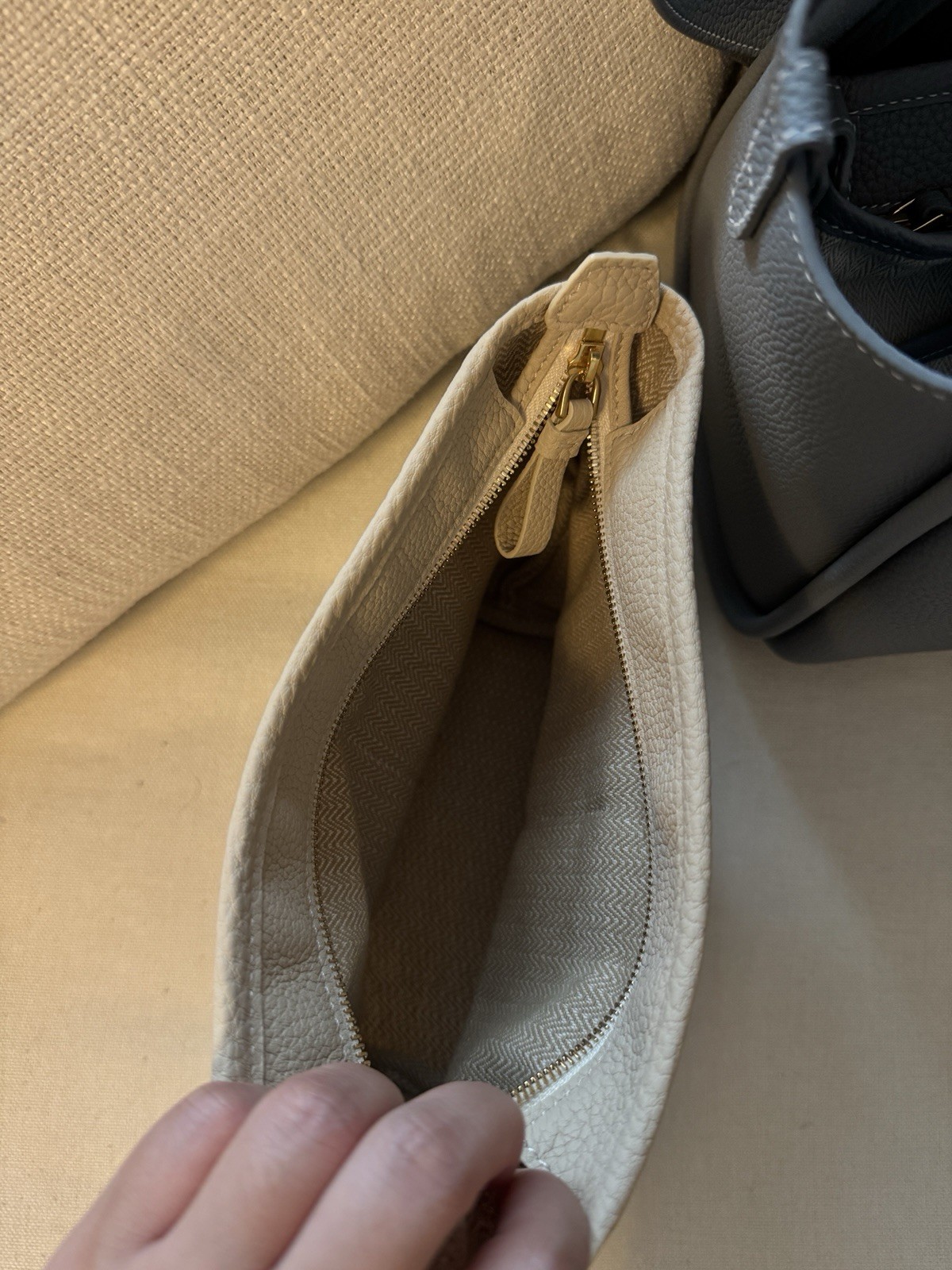 Songmont Bag Leather Top handle medium