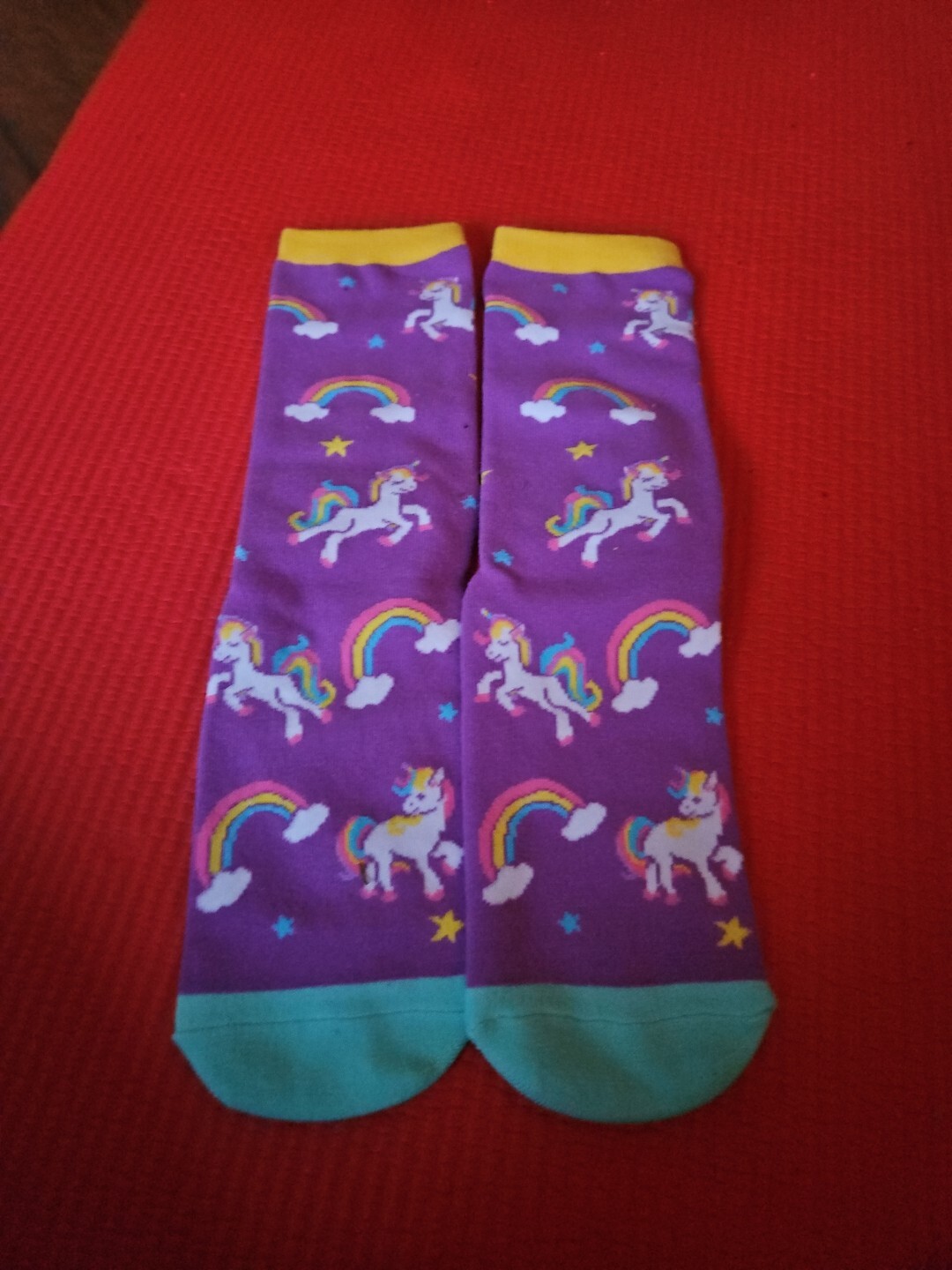 Zmart Gift Series Unicorn Grip Socks NIB “I’m A Bad@ss Unicorn I Do What I Want”