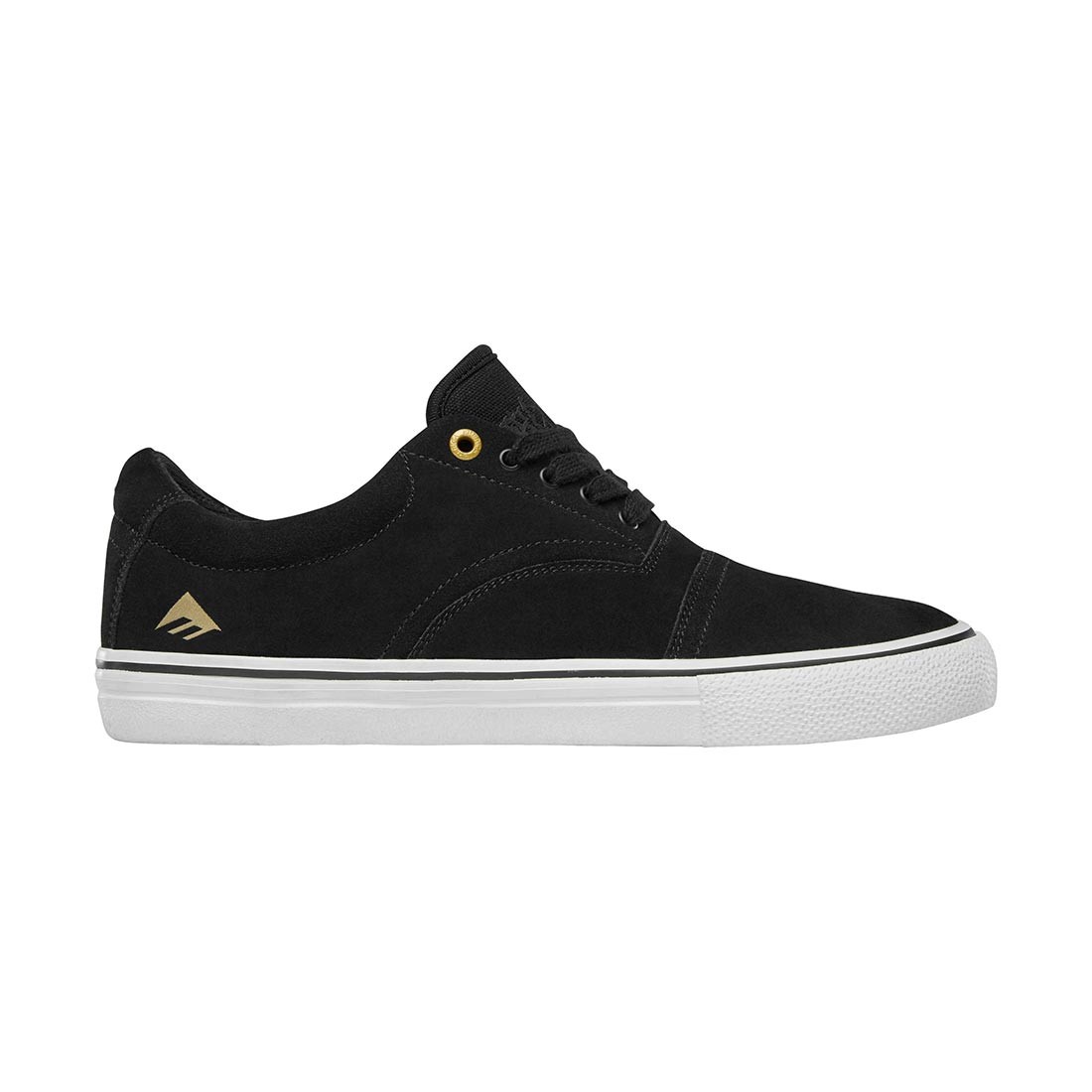 Emerica Provider Shoes – Black / White / Gold