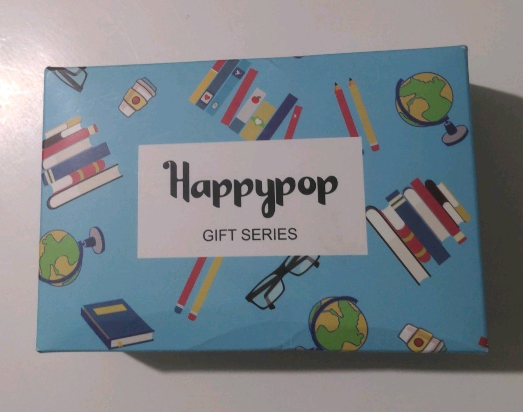 Happypop School Teacher Appreciation Mismatched Socks Size 5.5-9.5 NEW Gift Set